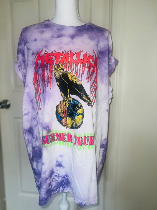 Metallica Oversized Distressed Tee