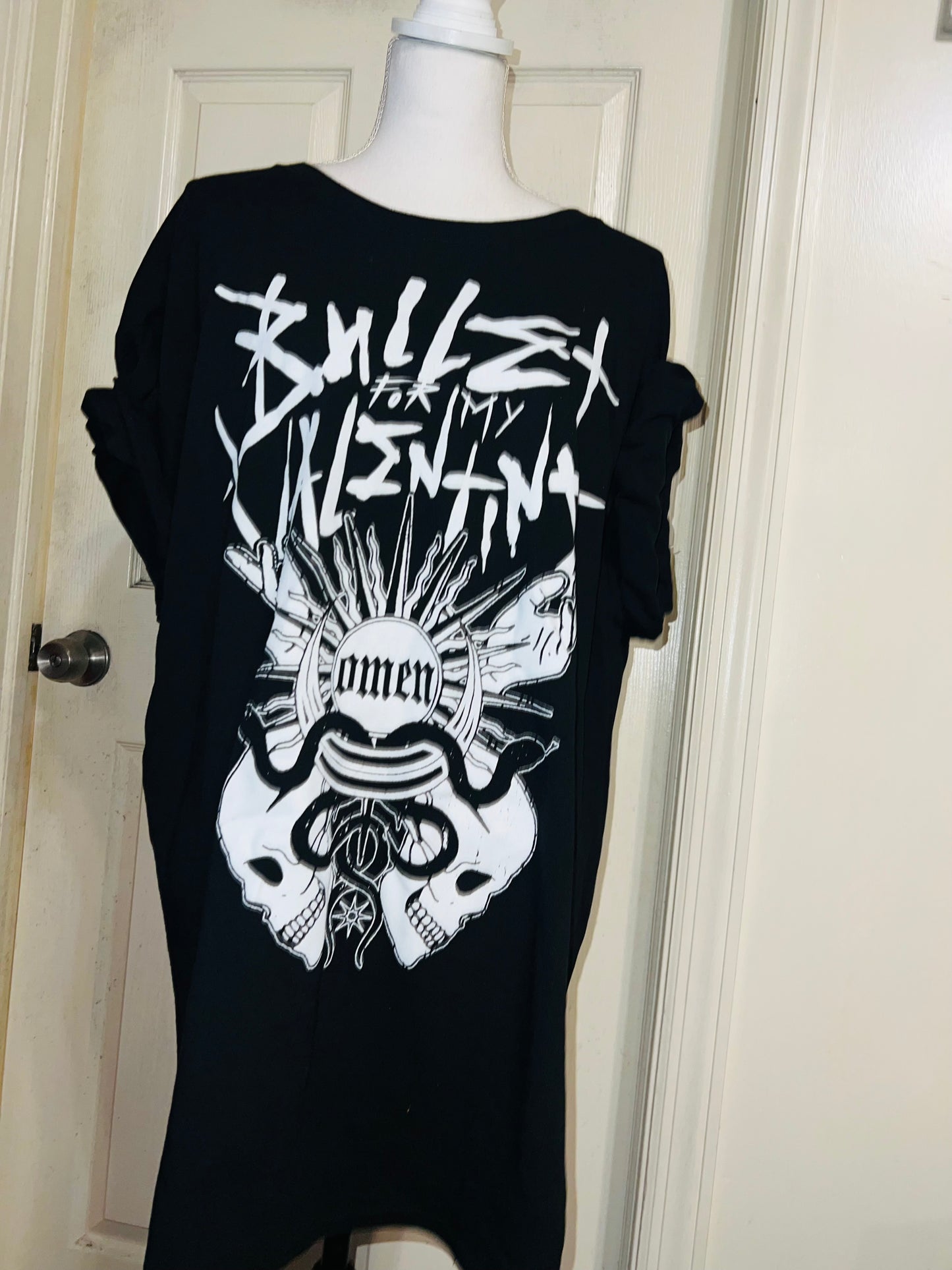 Bullet for my Valentine Oversized Distressed Tee