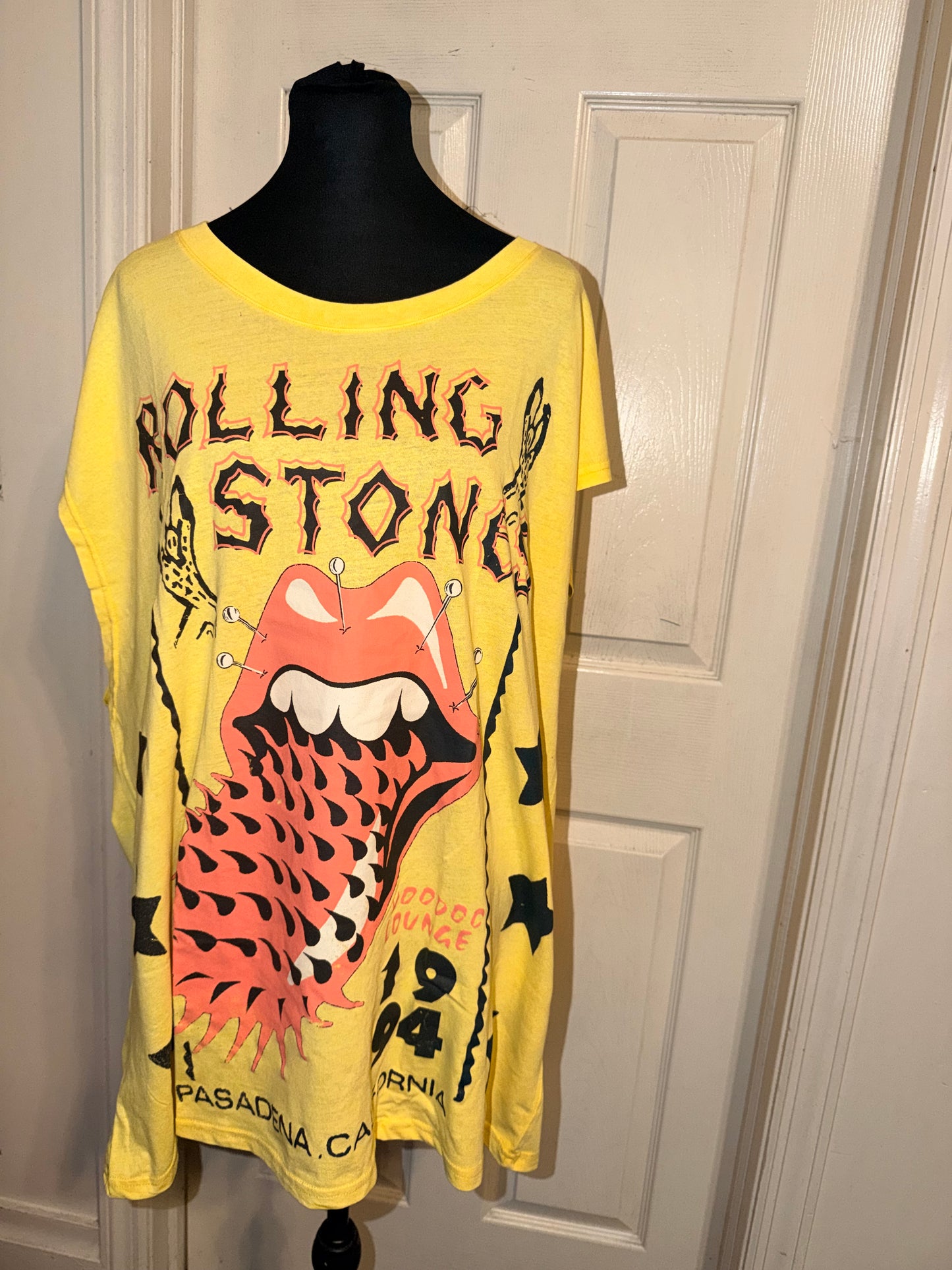 The Rolling Stones Oversized Distressed Tank