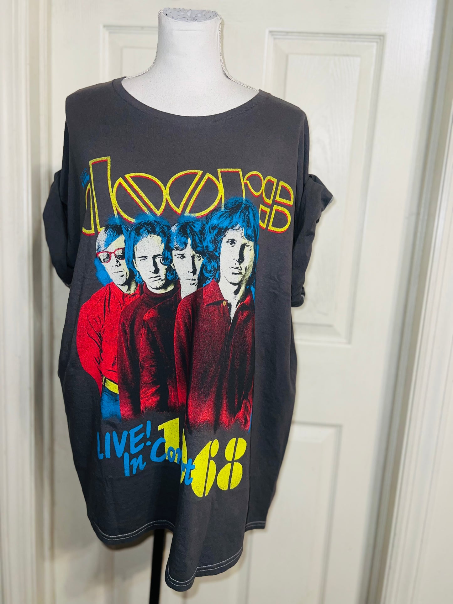 The Doors Double Sided Oversized Distressed Tee