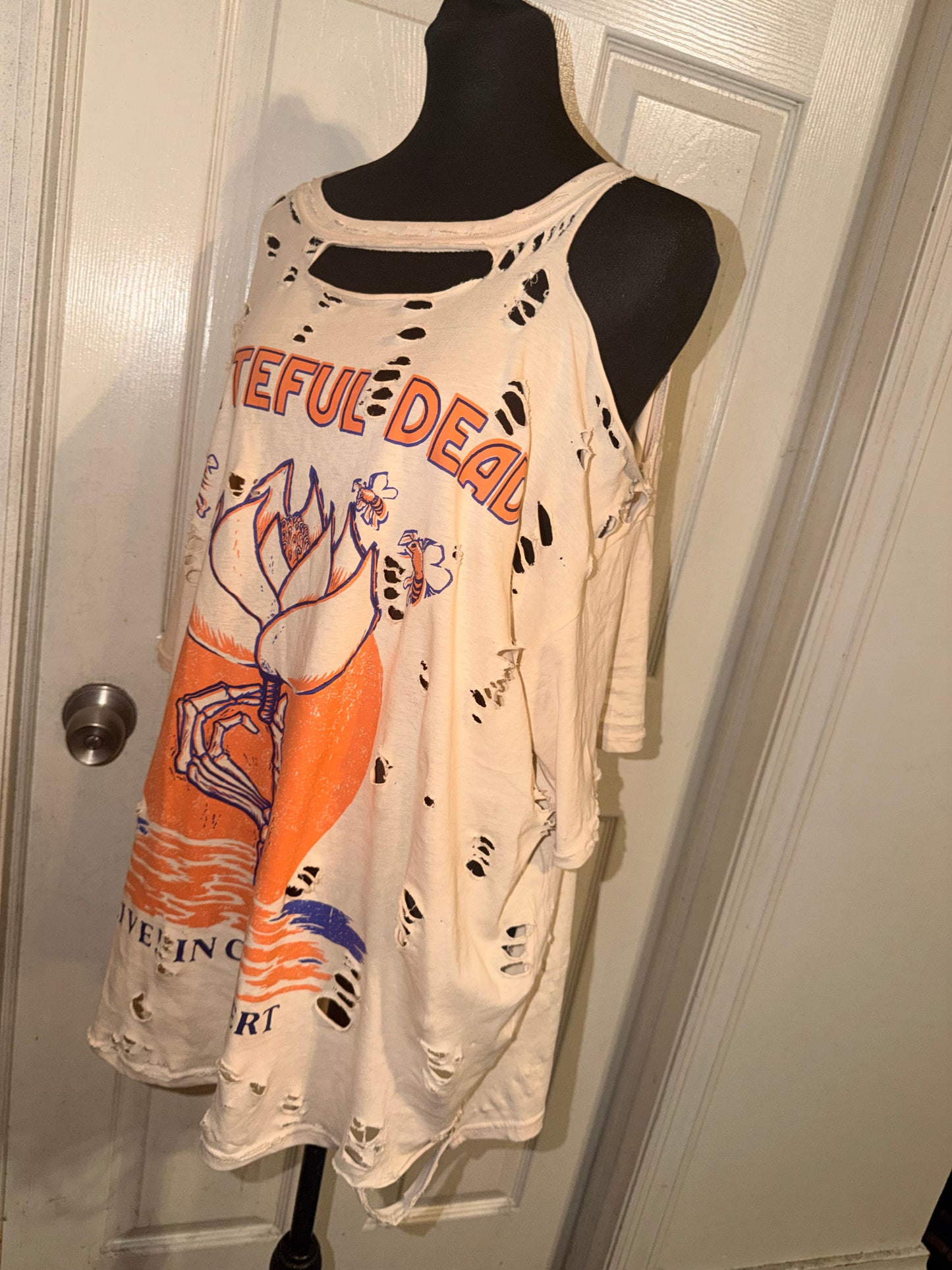 Grateful Dead Oversized Distressed Tee (as is)
