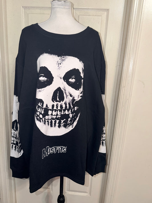 The Misfits Oversized Distressed Sweatshirt
