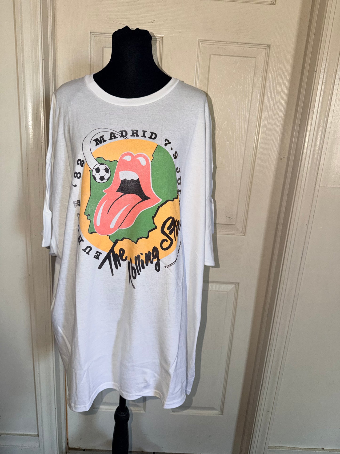 The Rolling Stones Oversized Distressed Tee