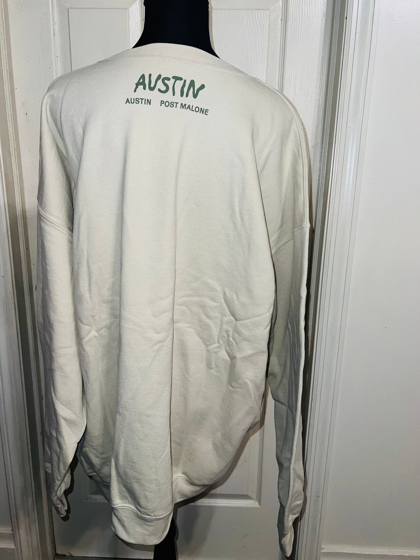 Post Malone Oversized Distressed Sweatshirt