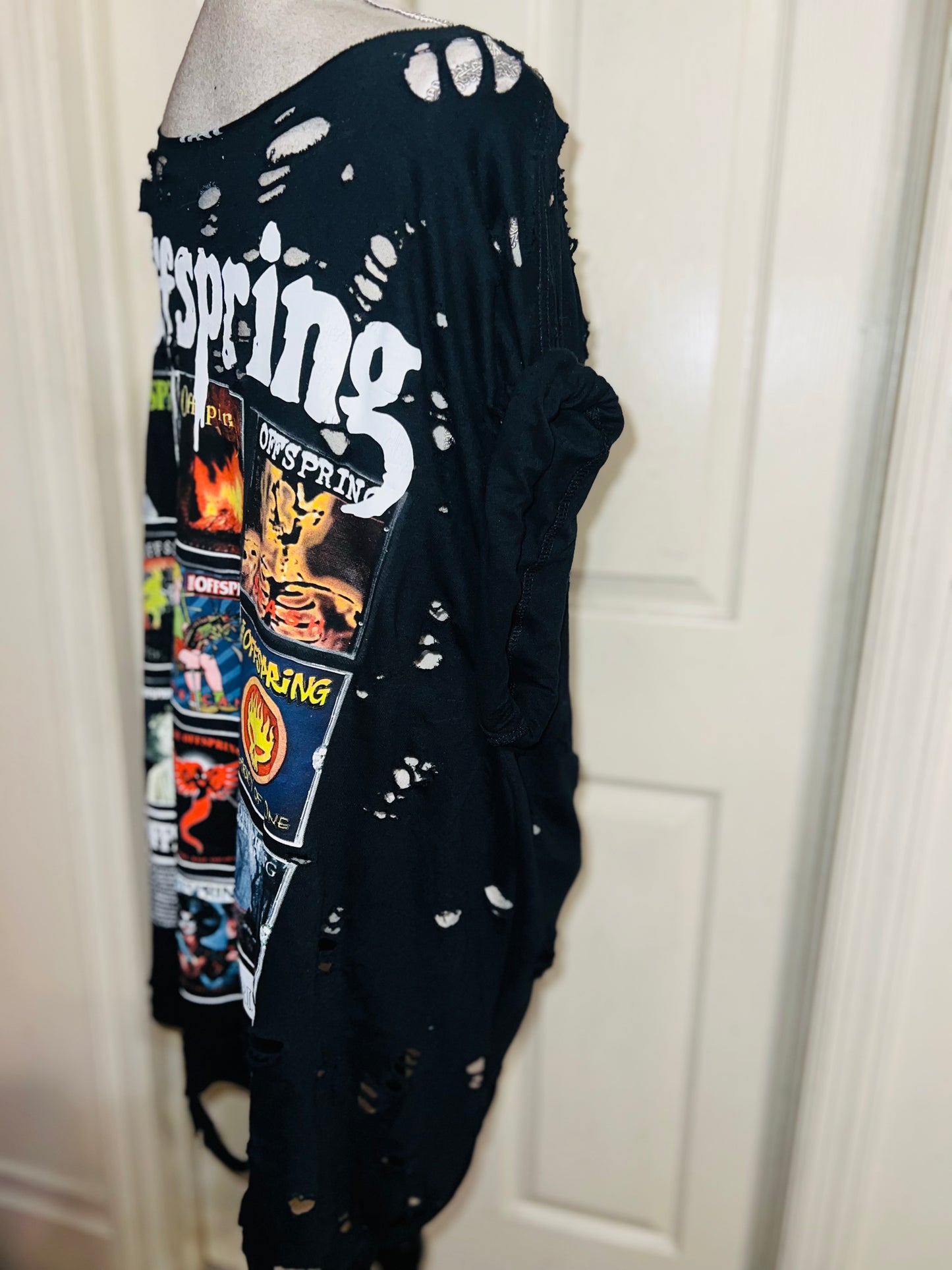 The Offspring Double Sided Oversized Distressed Tee