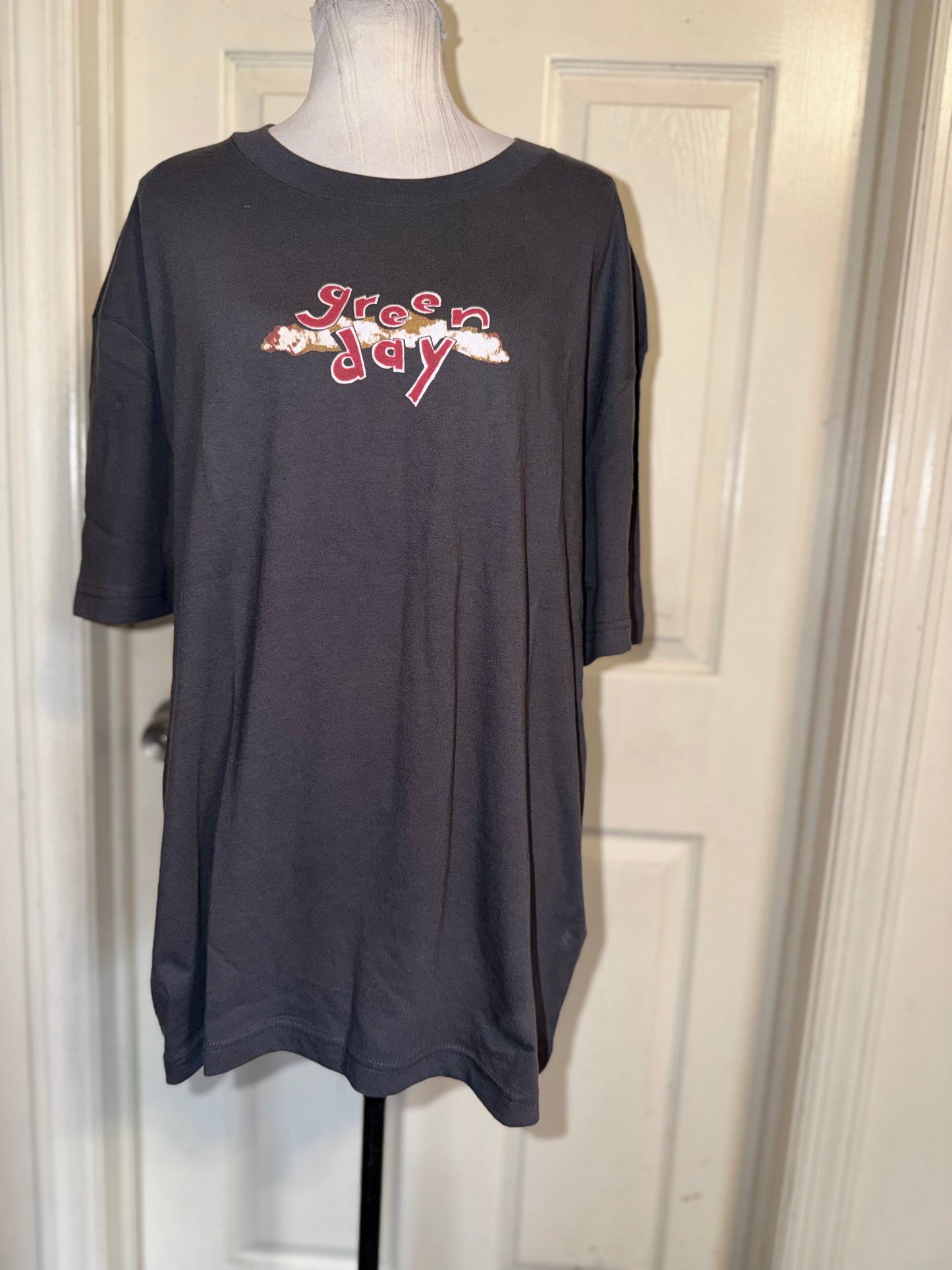 Green Day Double Sided Oversized Tee