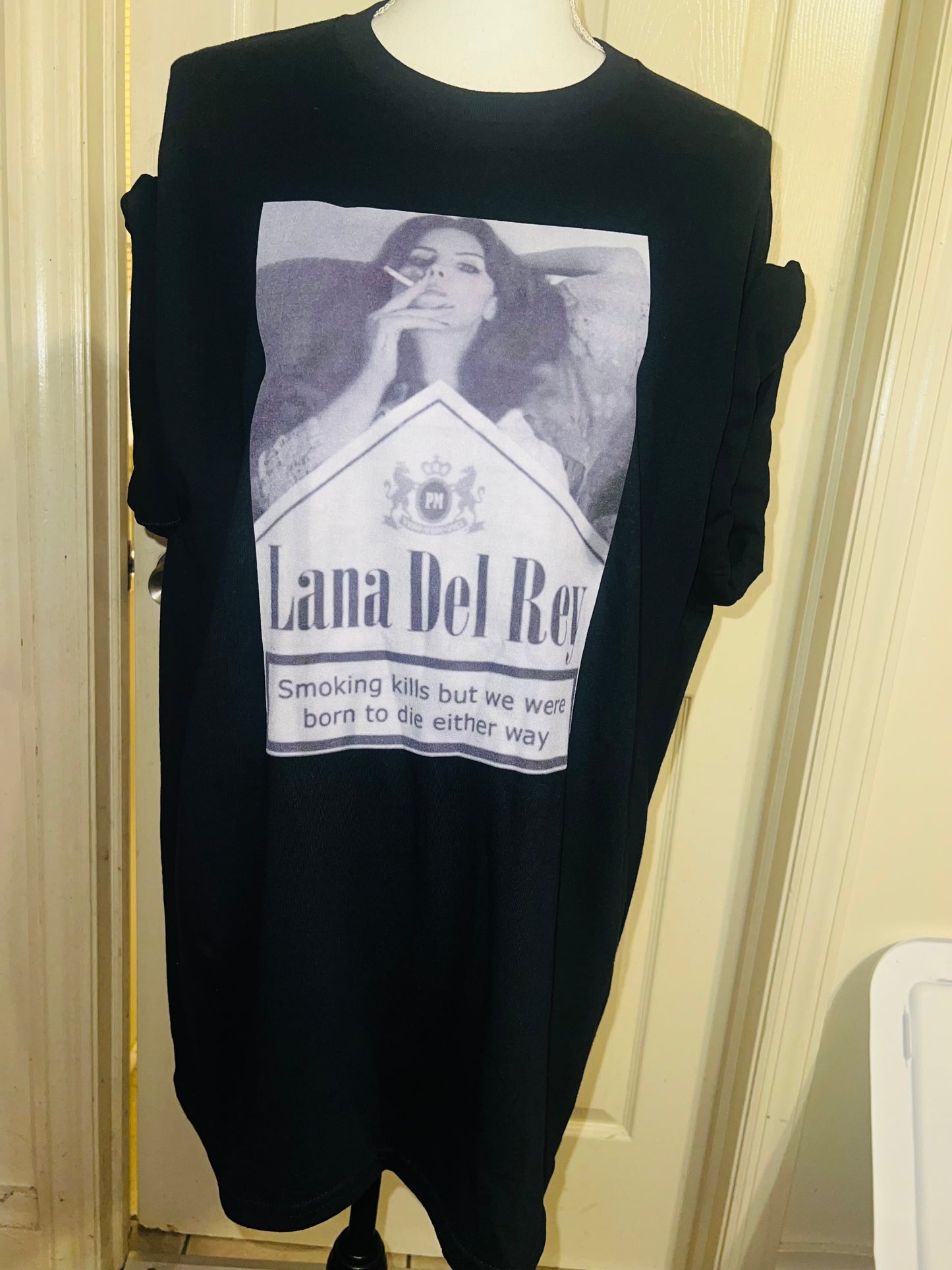 Lana Del Rey Born to Die Oversized Distressed Tee