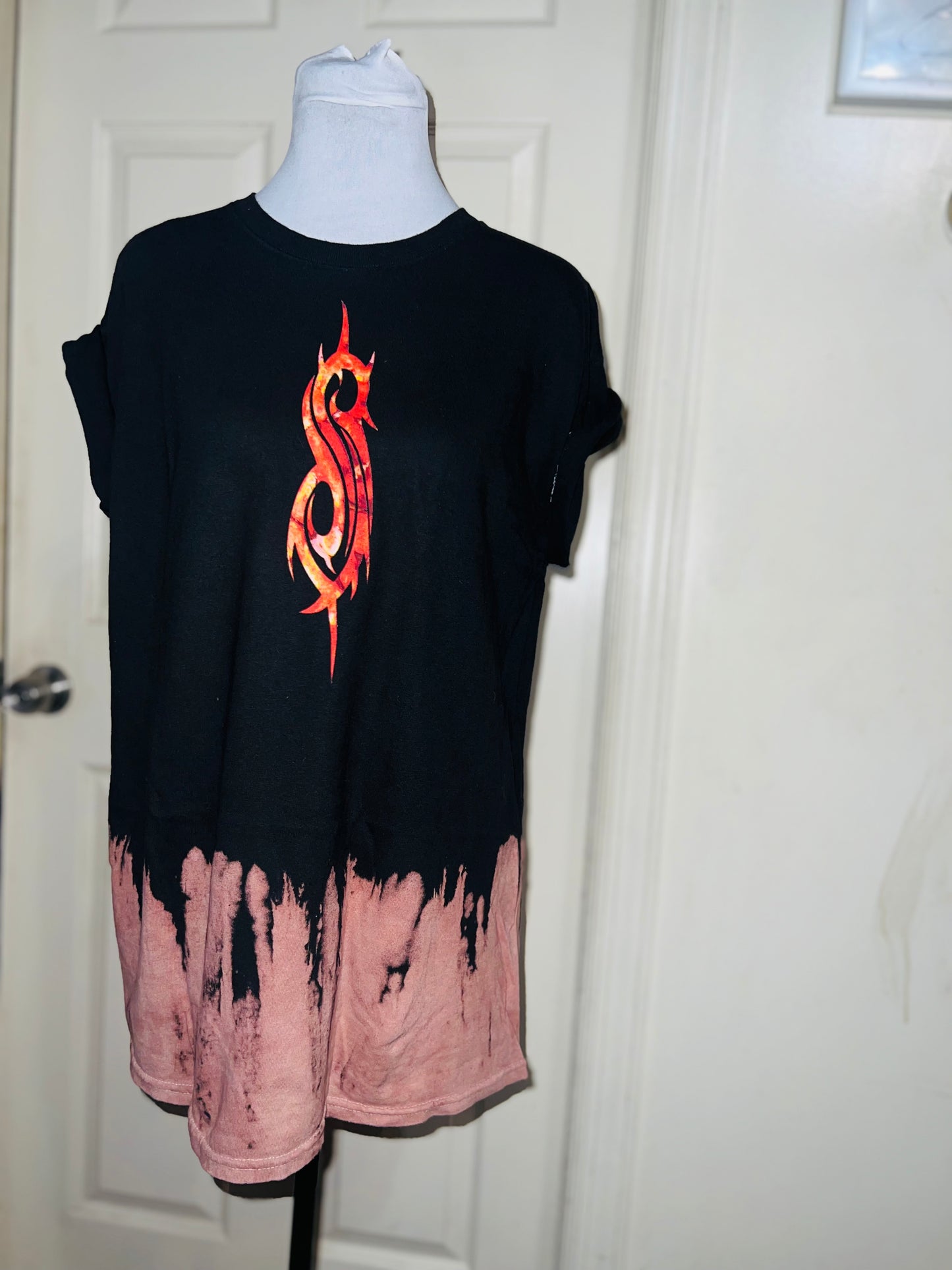 Slipknot Double Sided Oversized Distressed Tee