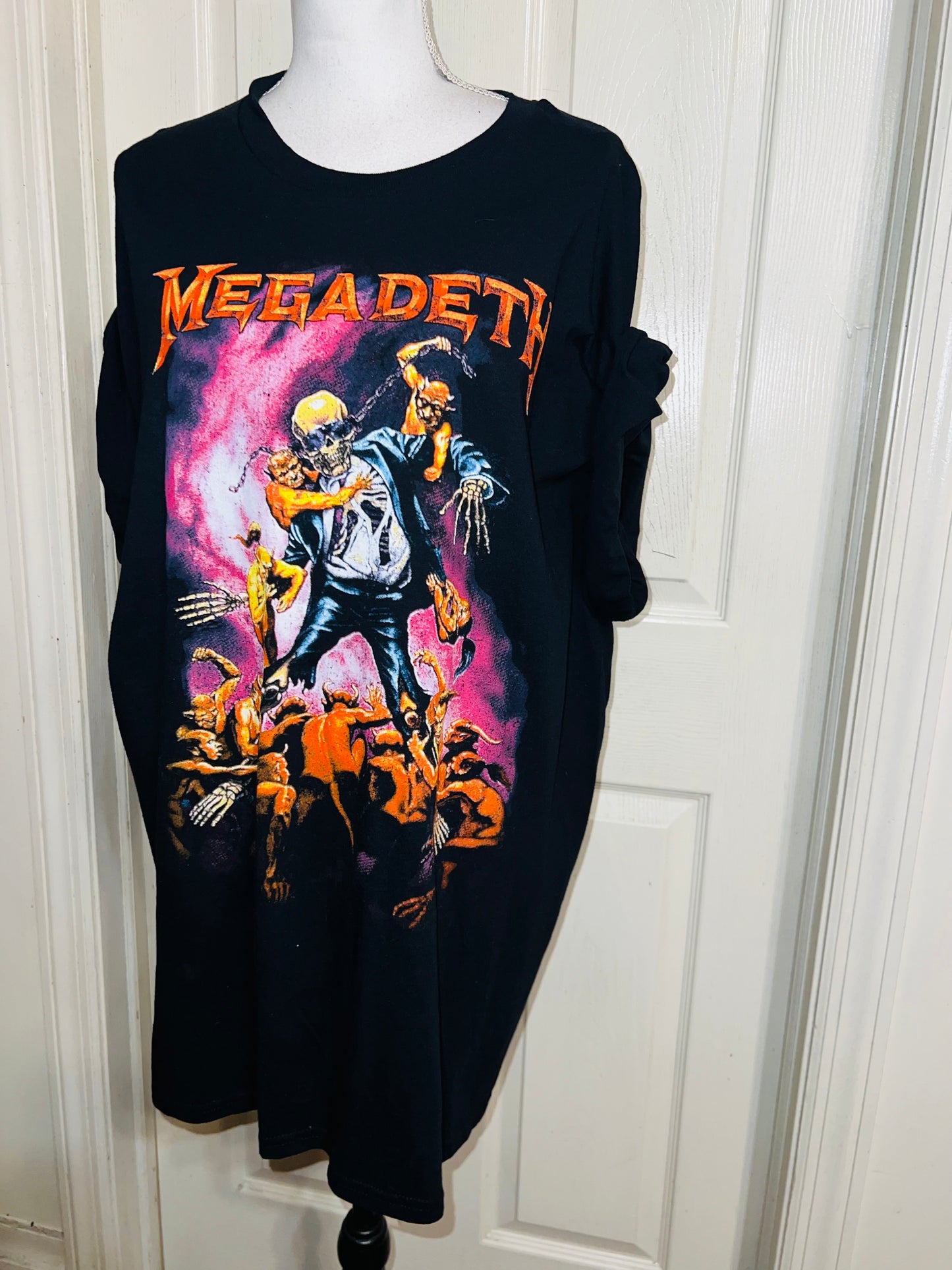 Megadeath Oversized Distressed Tee