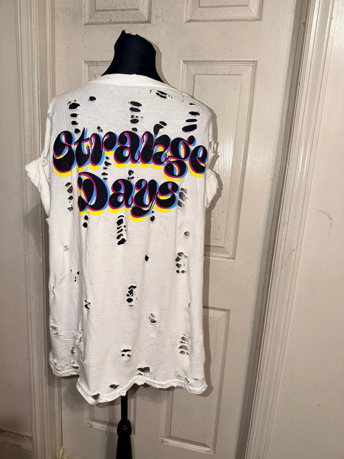 The Doors Double Sided Oversized Distressed Tee