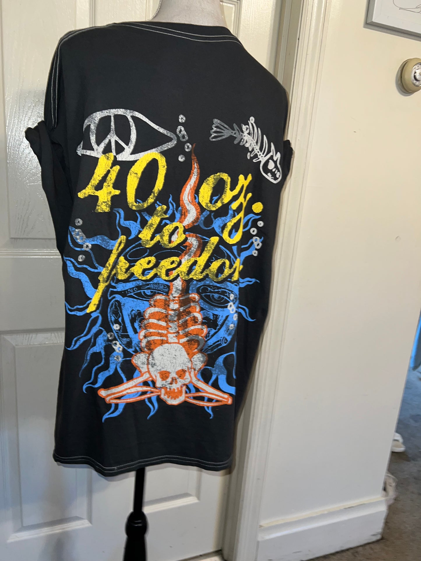 Sublime Double Sided Oversized Distressed Tee