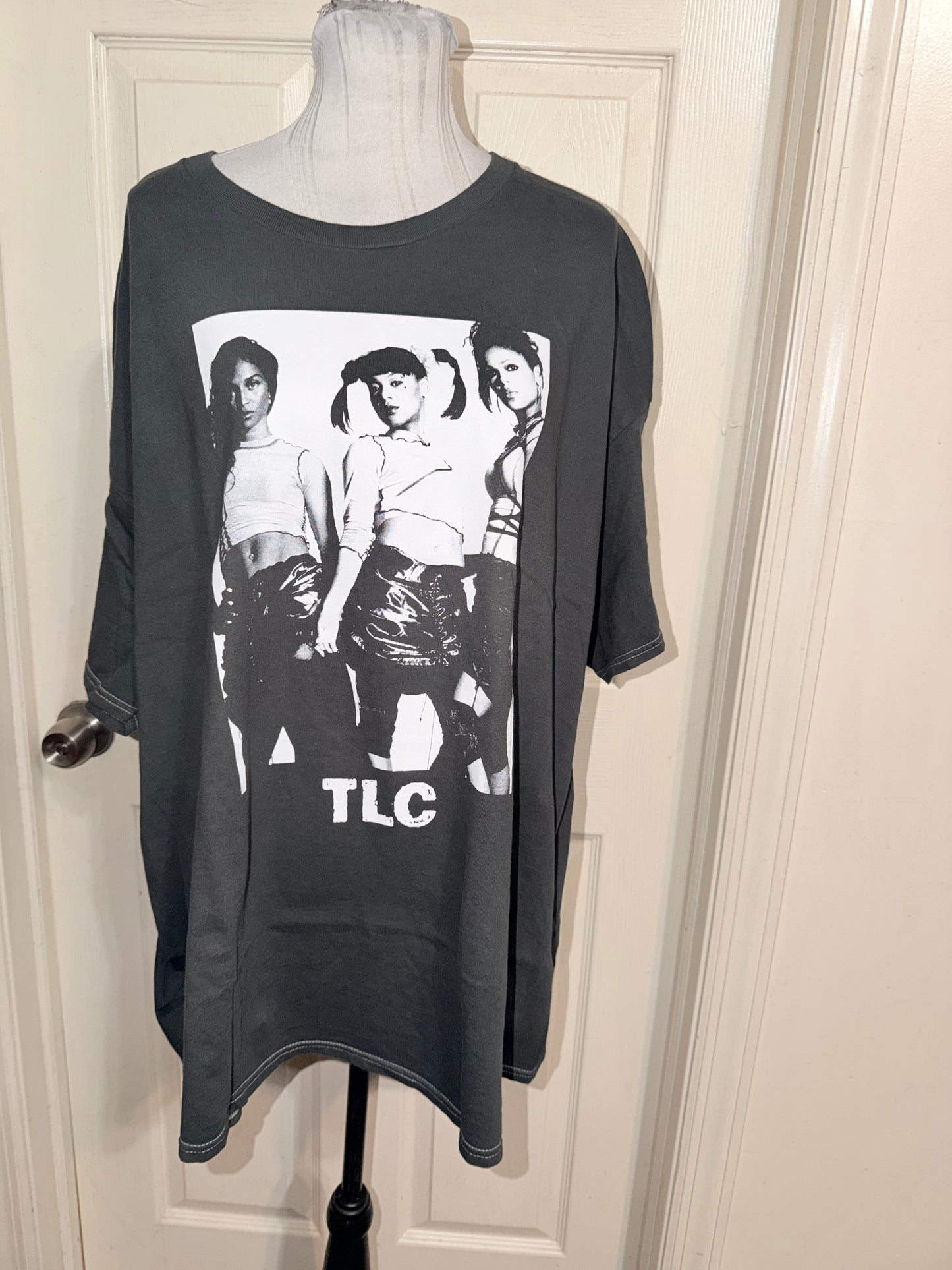 TLC Oversized Distressed Tee