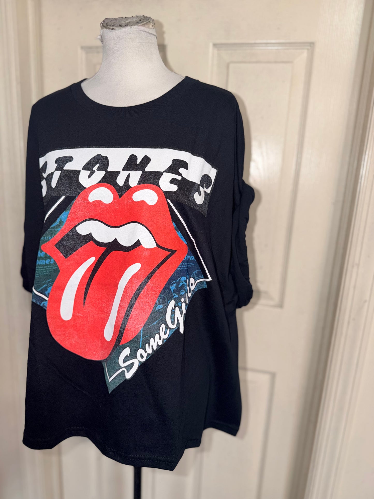 The Rolling Stones Oversized Distressed Tee