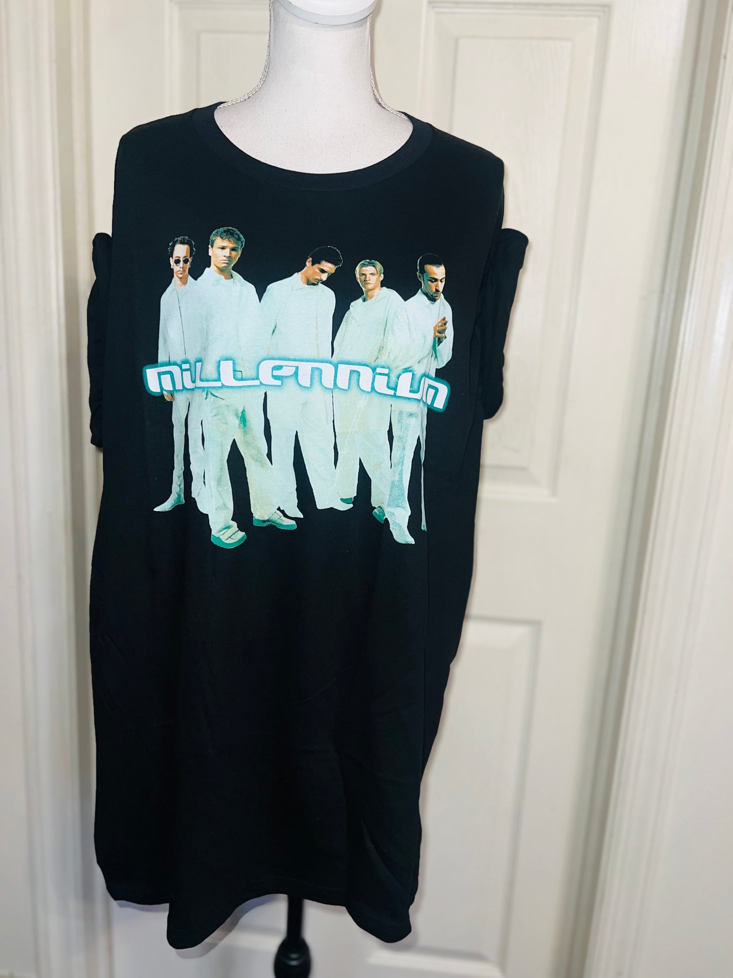 Backstreet Boys Oversized Distressed Tee