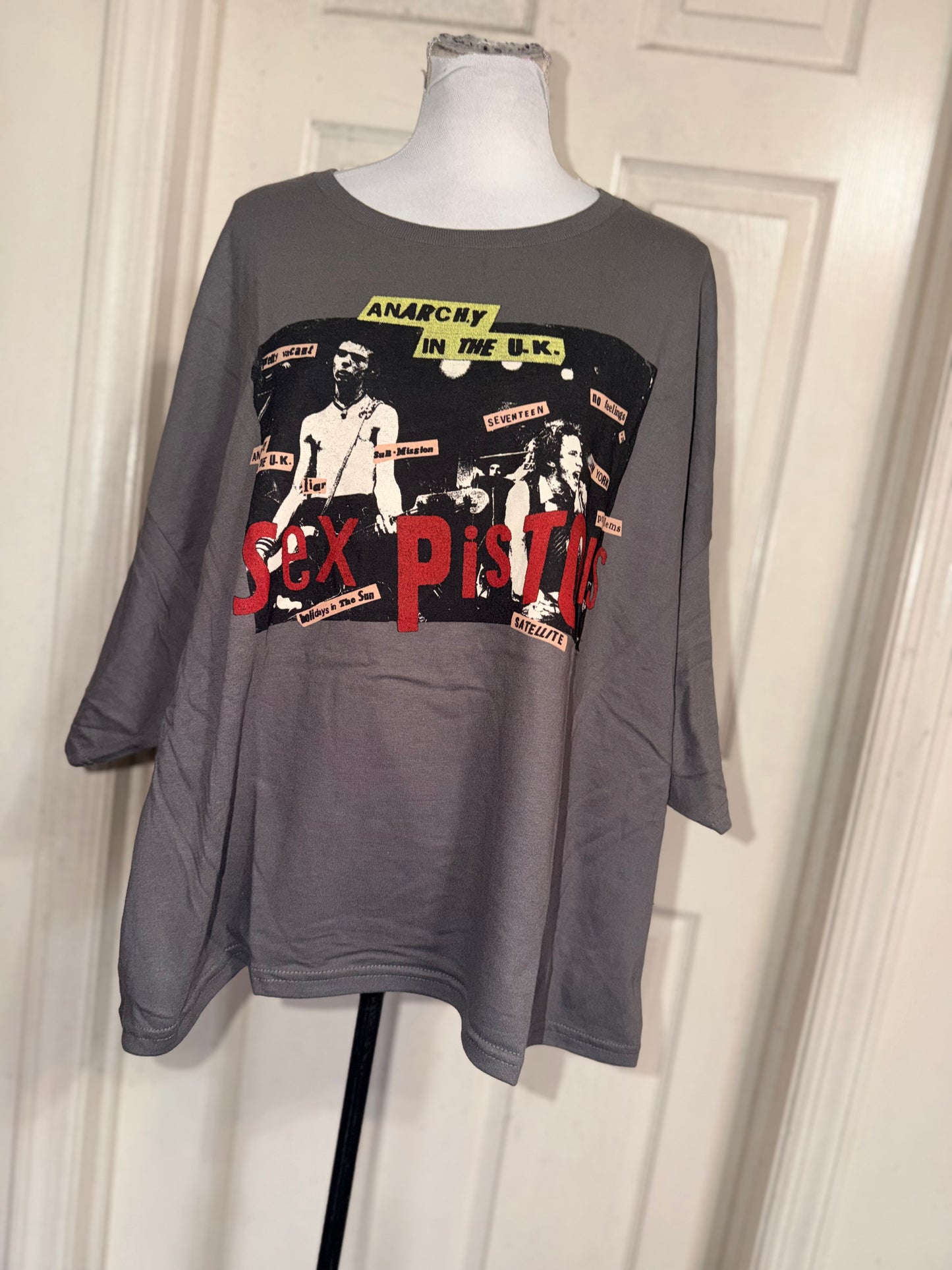 The Sex Pistols Oversized Distressed Tee