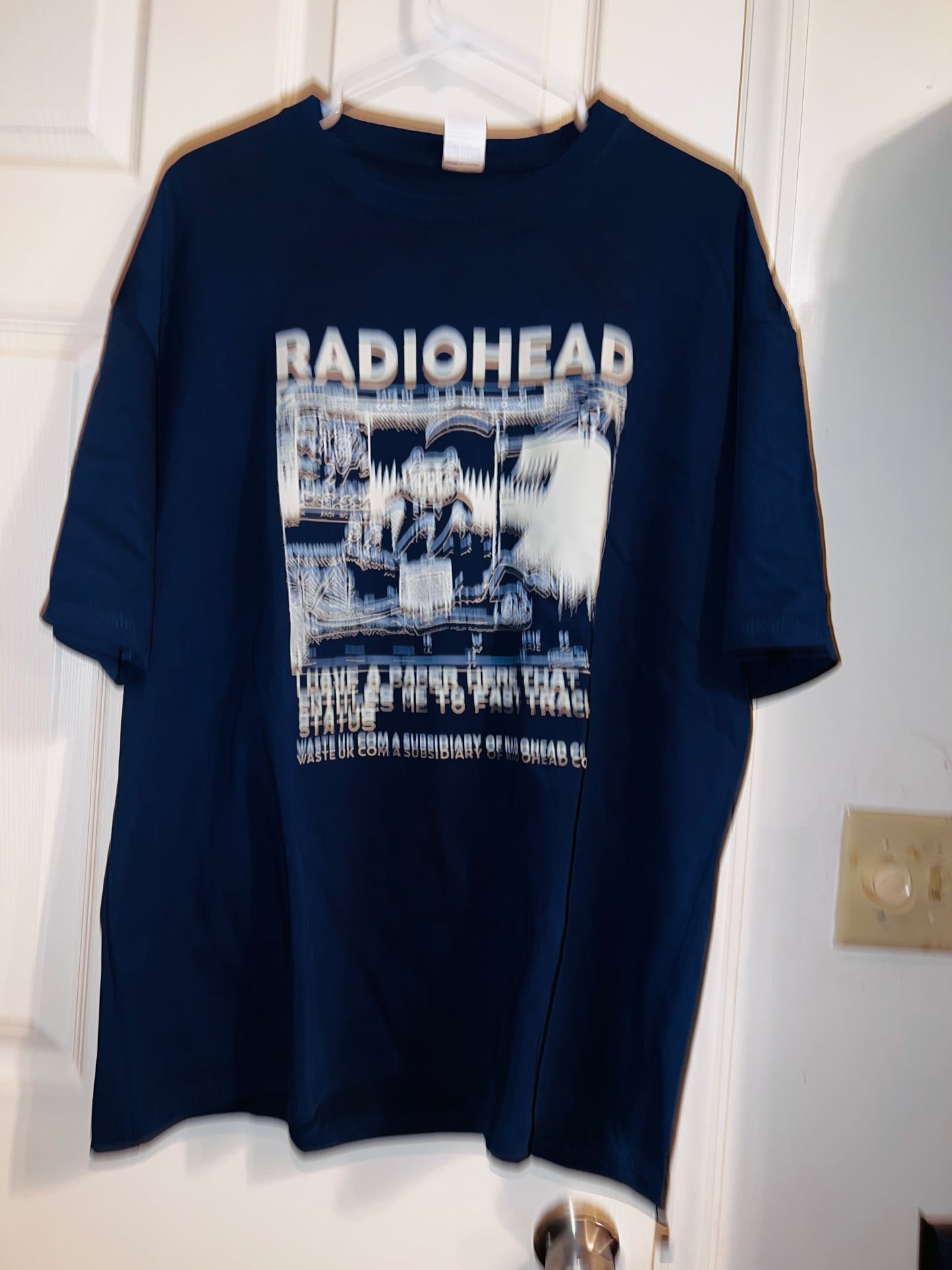 Radiohead Oversized Distressed Tee