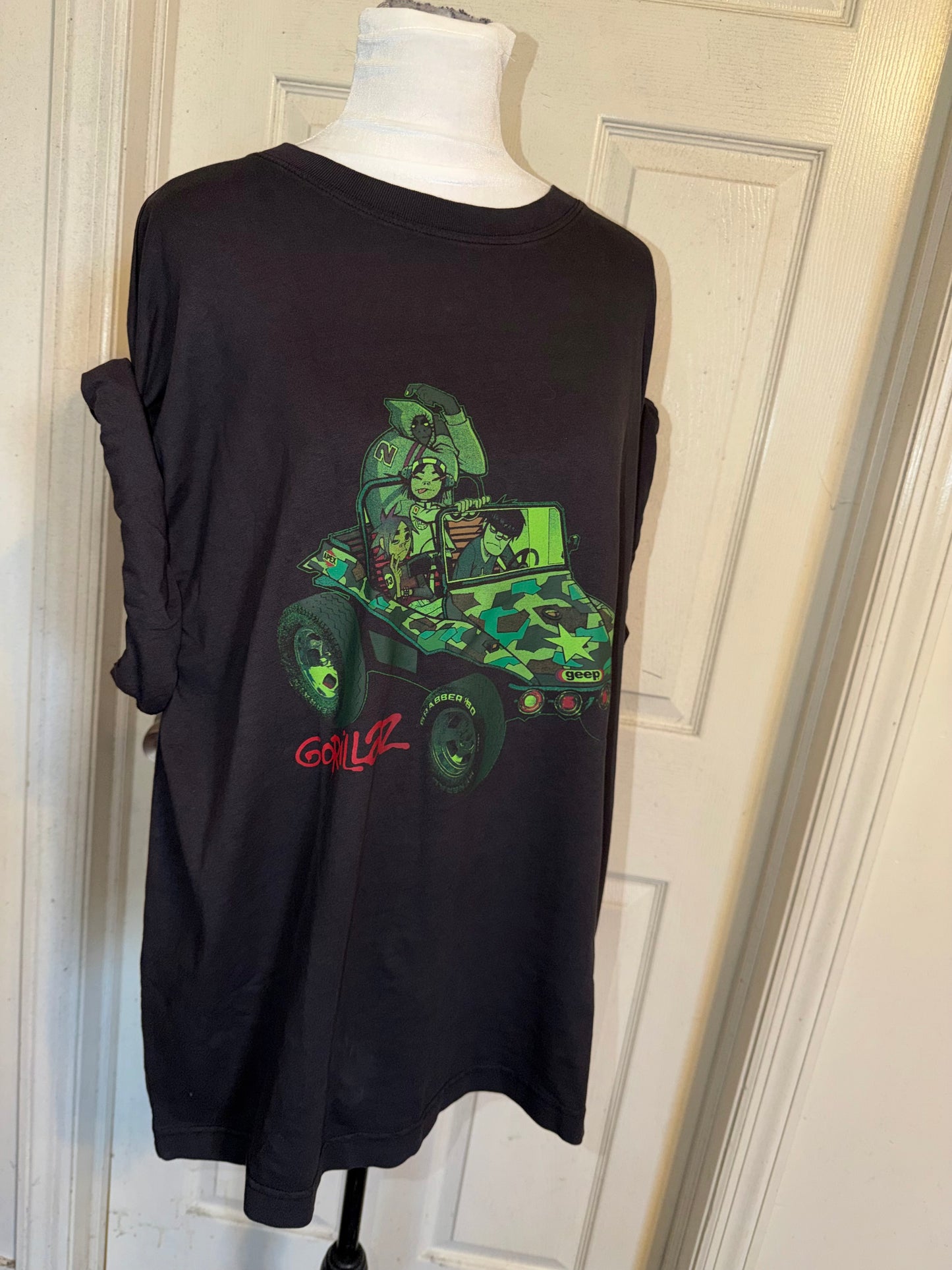 Gorillaz Oversized Distressed Tee