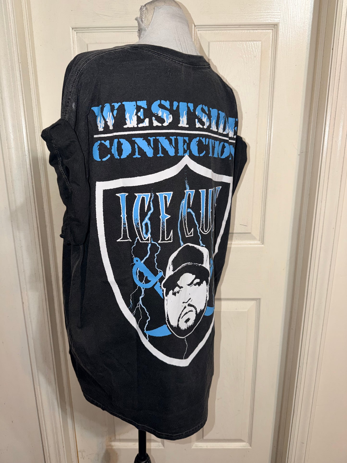 Ice Cube Double Sided Oversized Distressed Tee