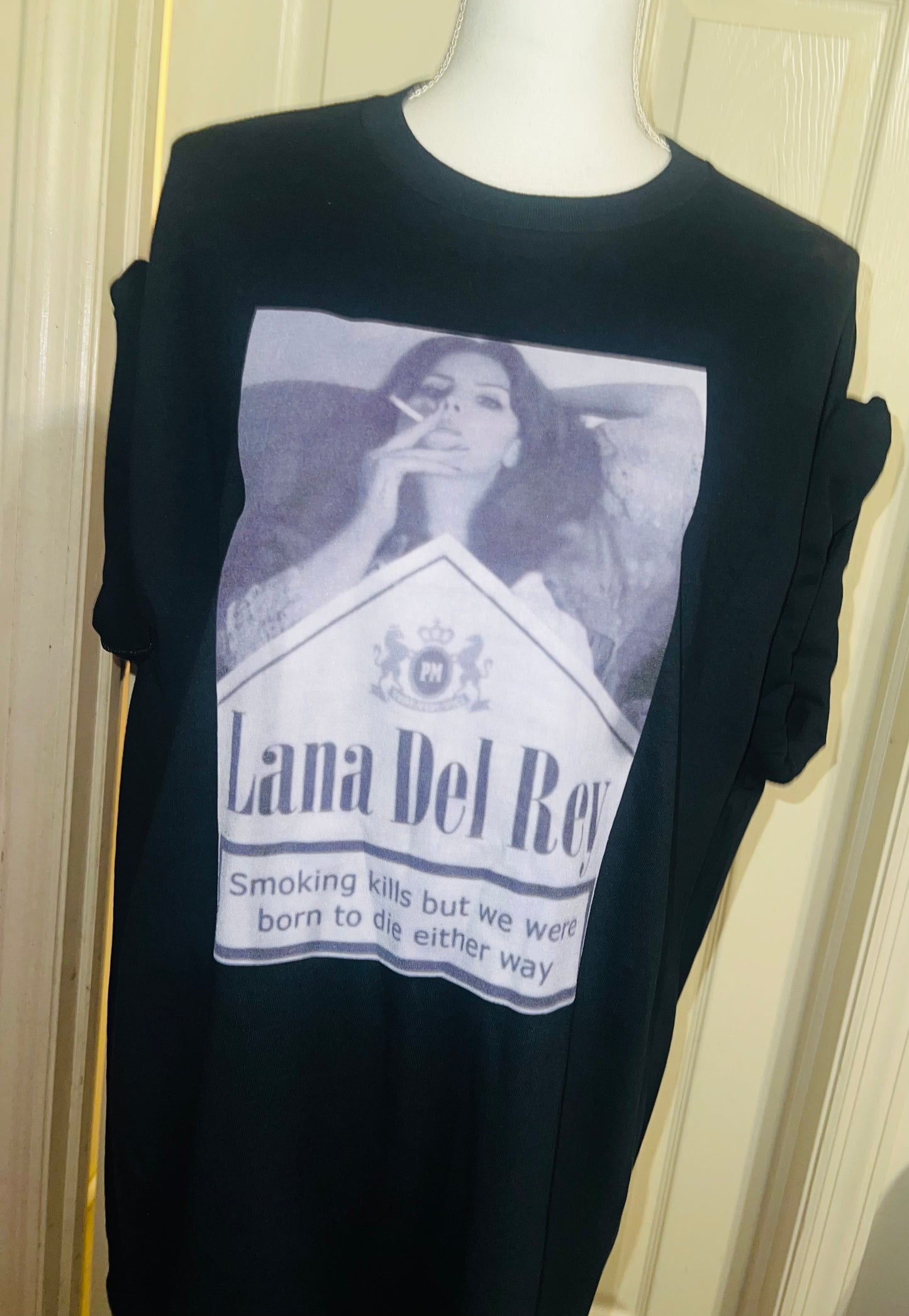 Lana Del Rey Born to Die Oversized Distressed Tee