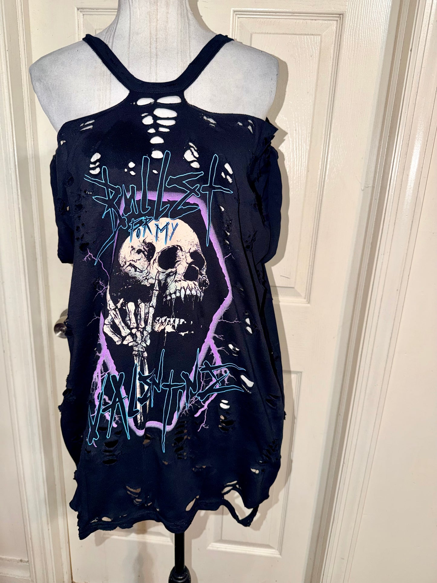 Bullet for my Valentine Oversized Distressed Tee