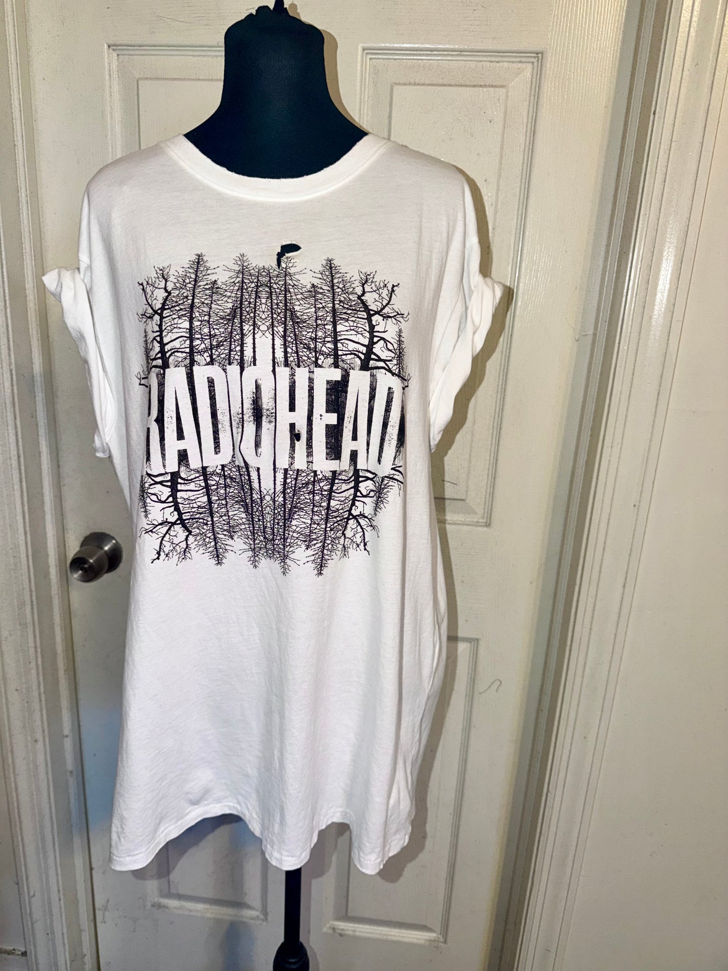 Radiohead Oversized Distressed Tee