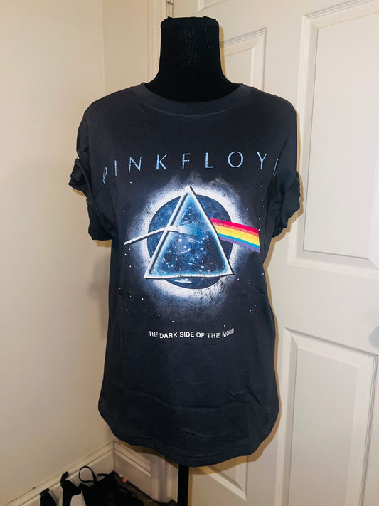 Pink Floyd 73 Tour Double Sided Oversized Distressed Tee