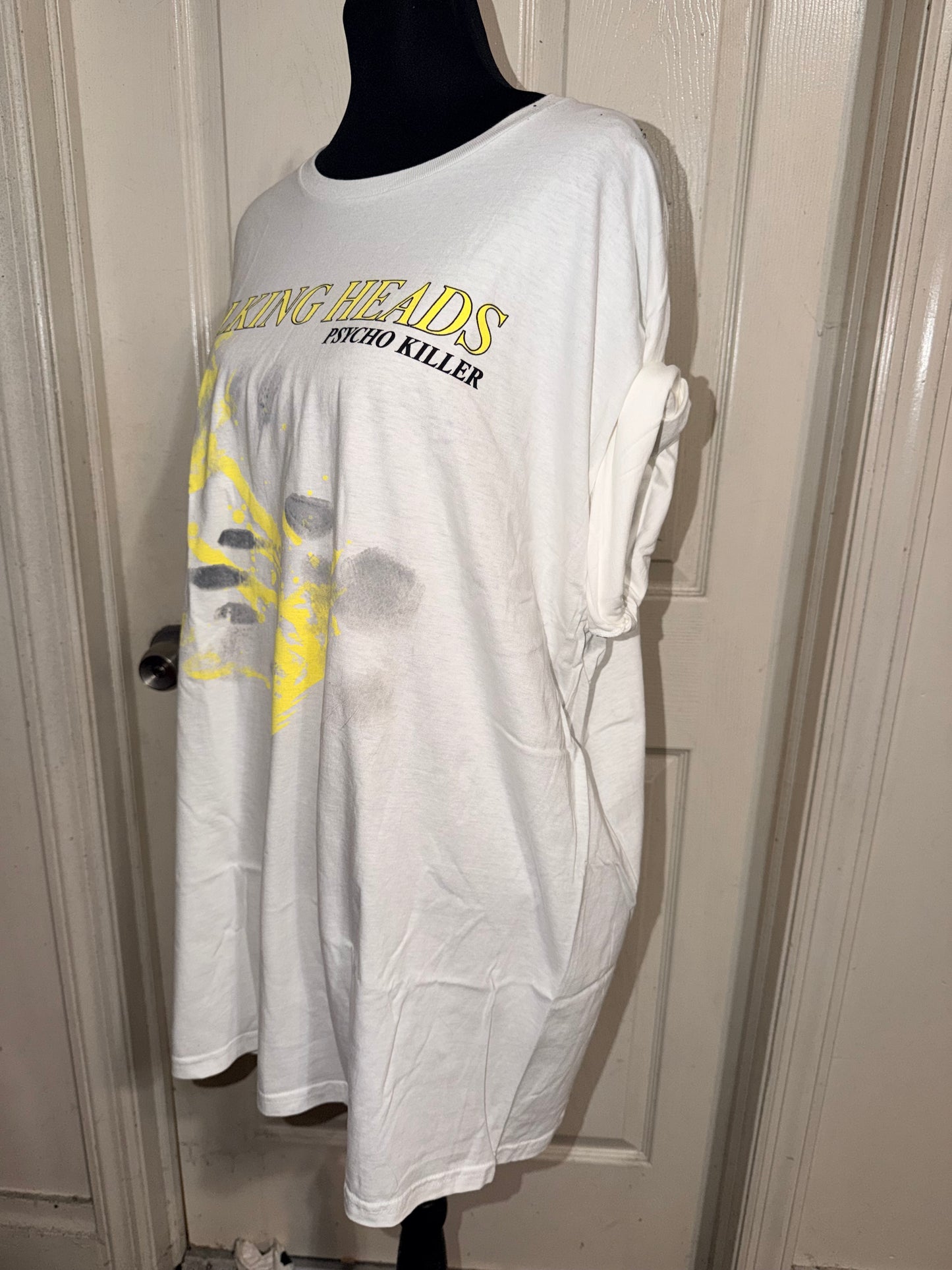 The Talking Heads Oversized Distressed Tee