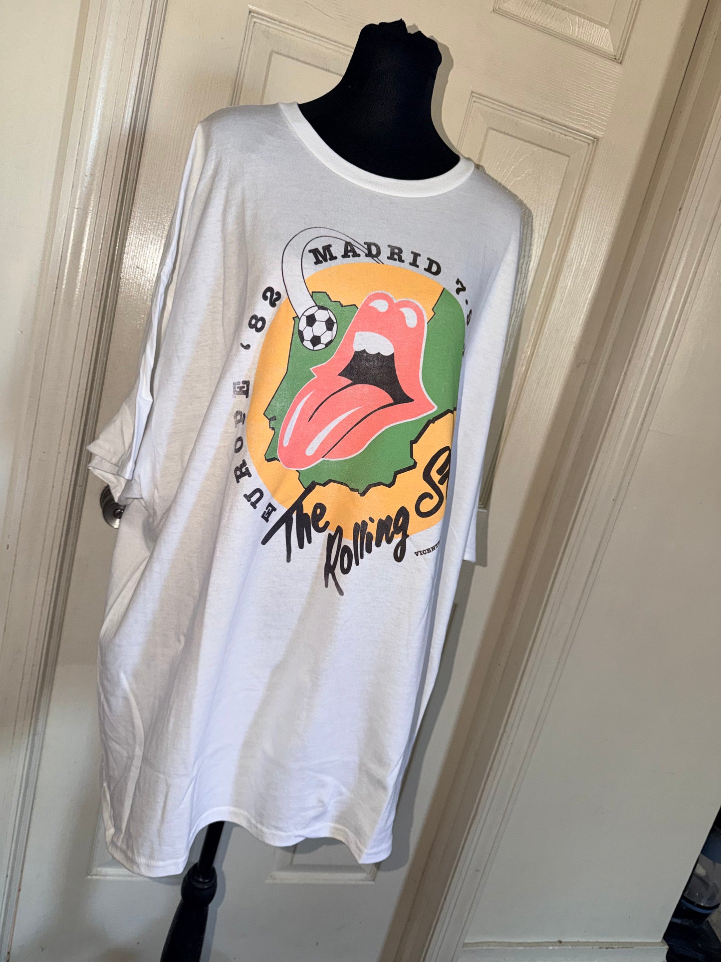 The Rolling Stones Oversized Distressed Tee
