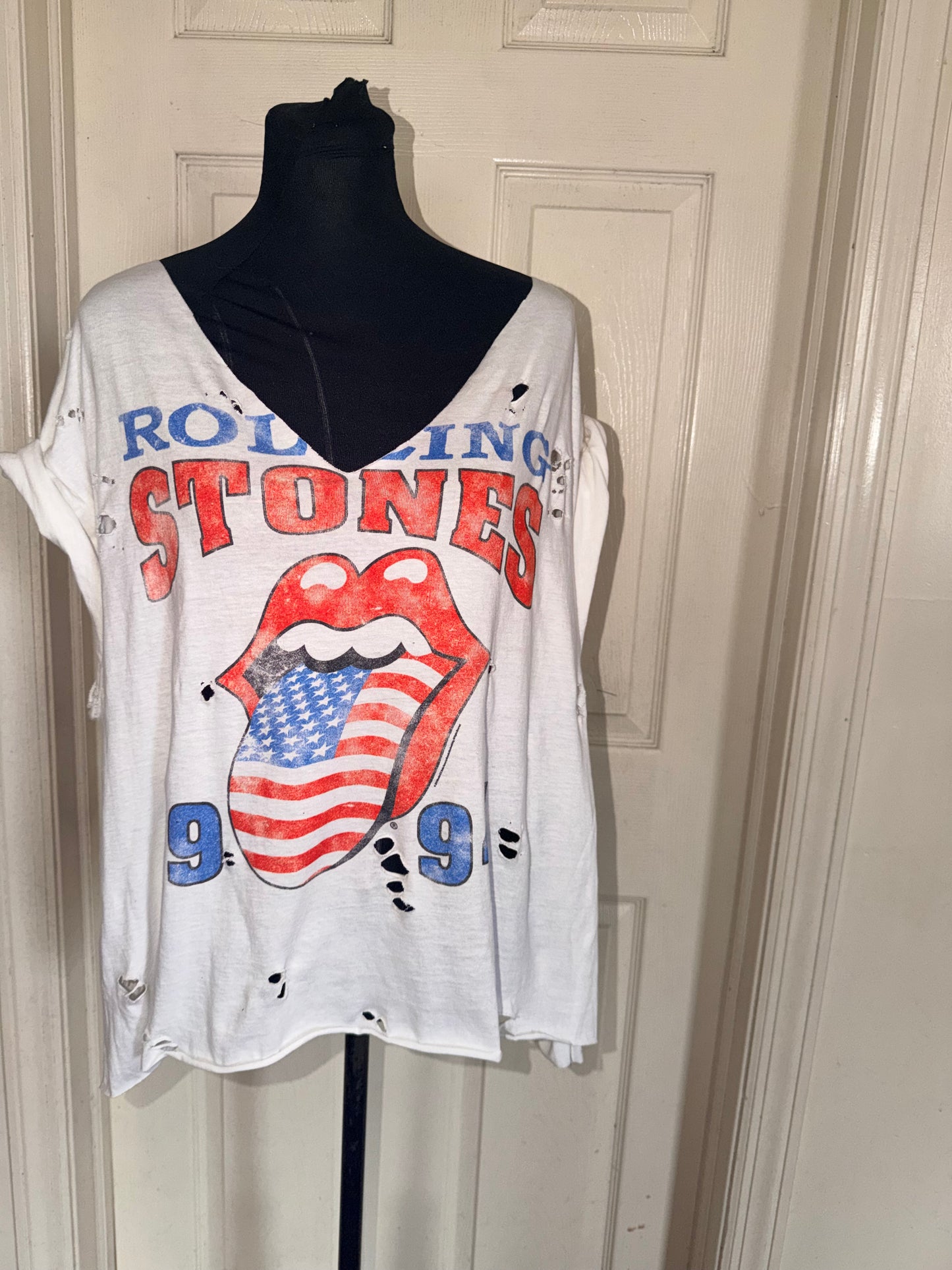 The Rolling Stones Open Back Bow Tee (as is)