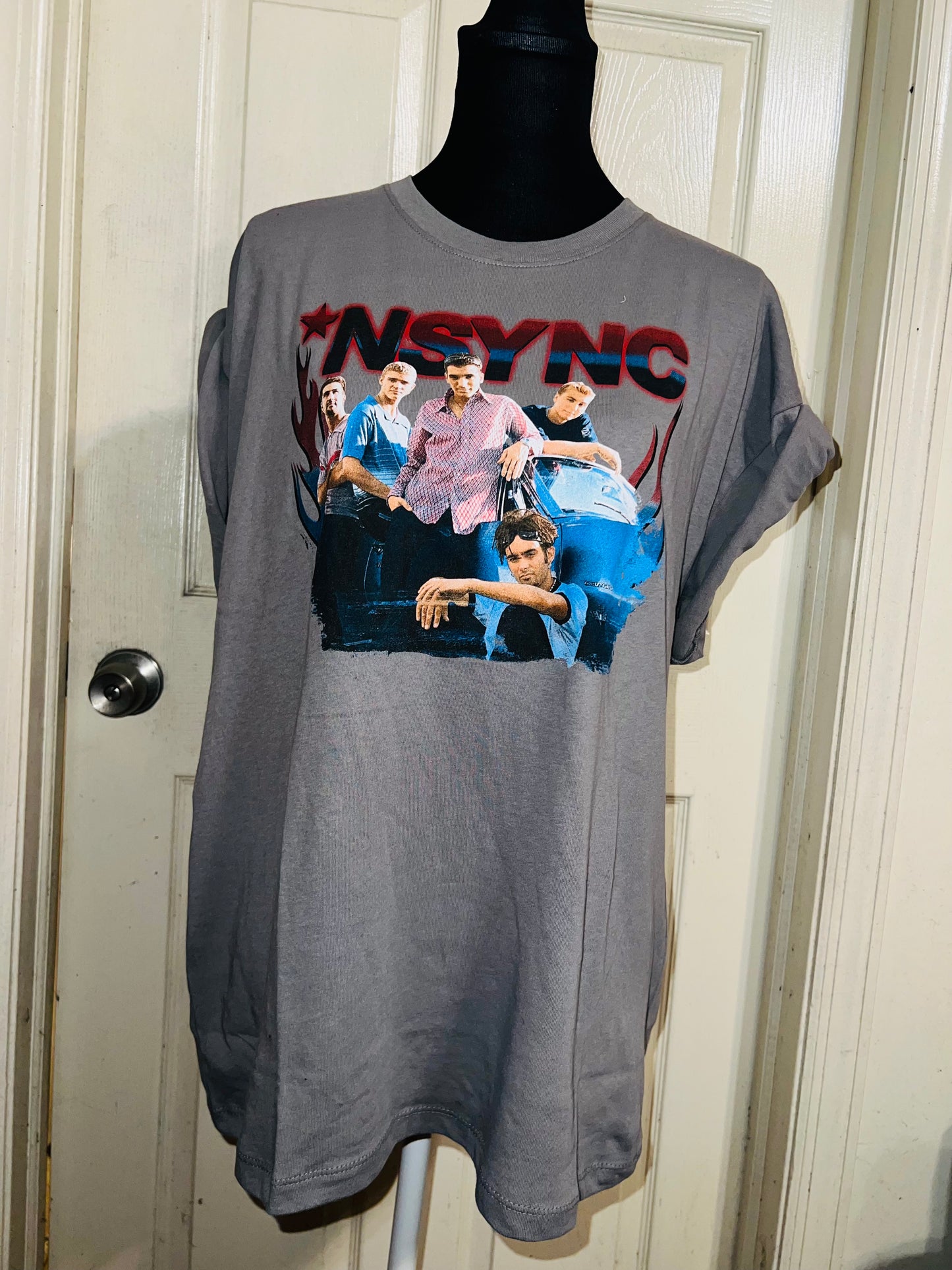 NSYNC Oversized Distressed Tee