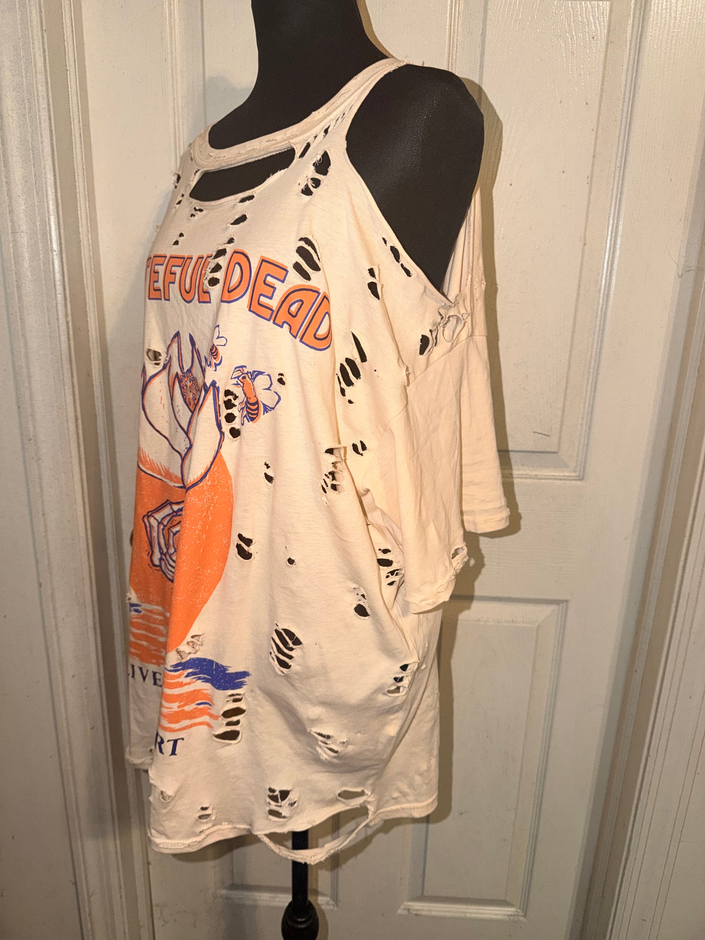 Grateful Dead Oversized Distressed Tee (as is)