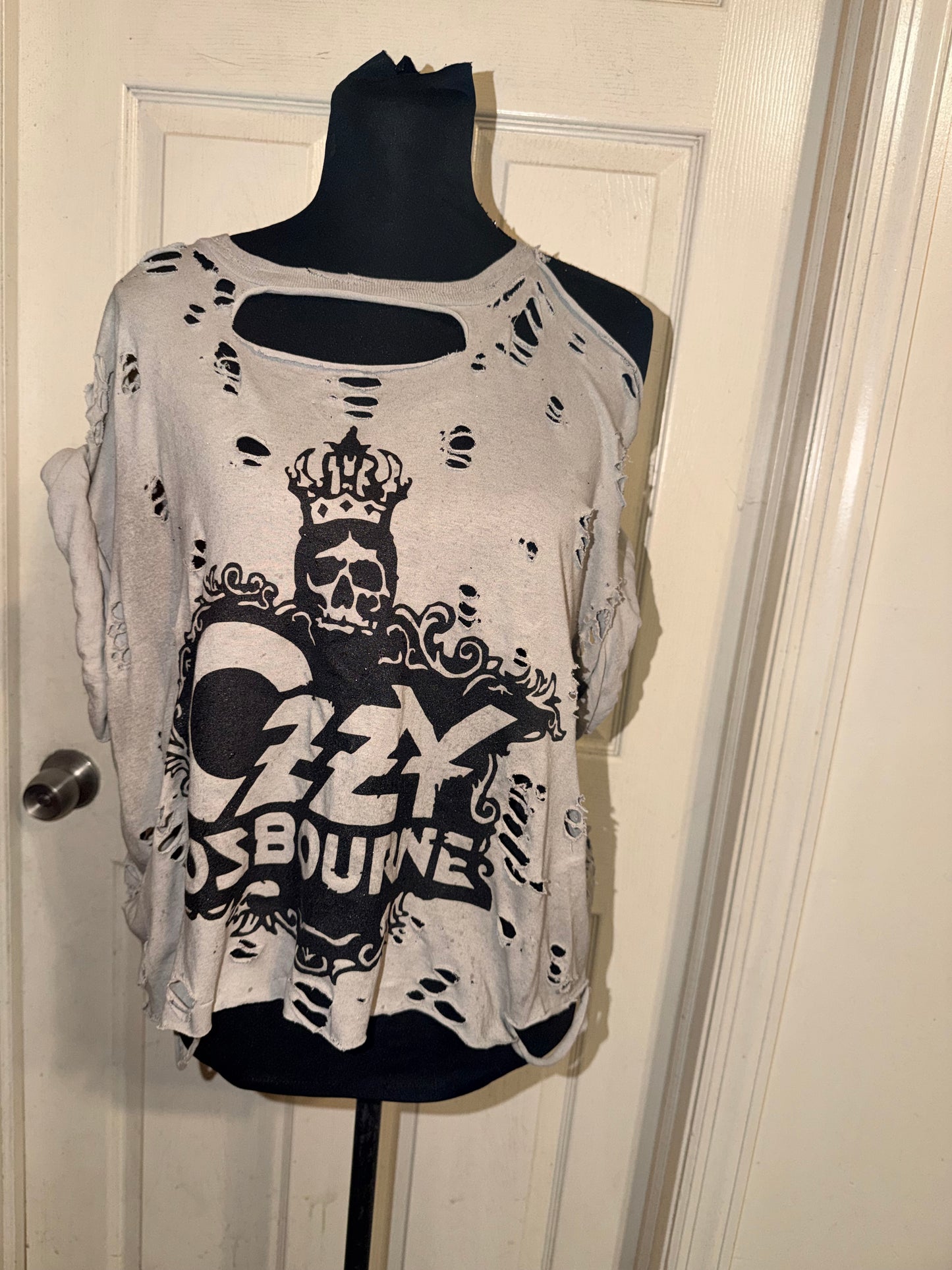 Ozzy Osbourne Oversized Distressed Tee (As Is)