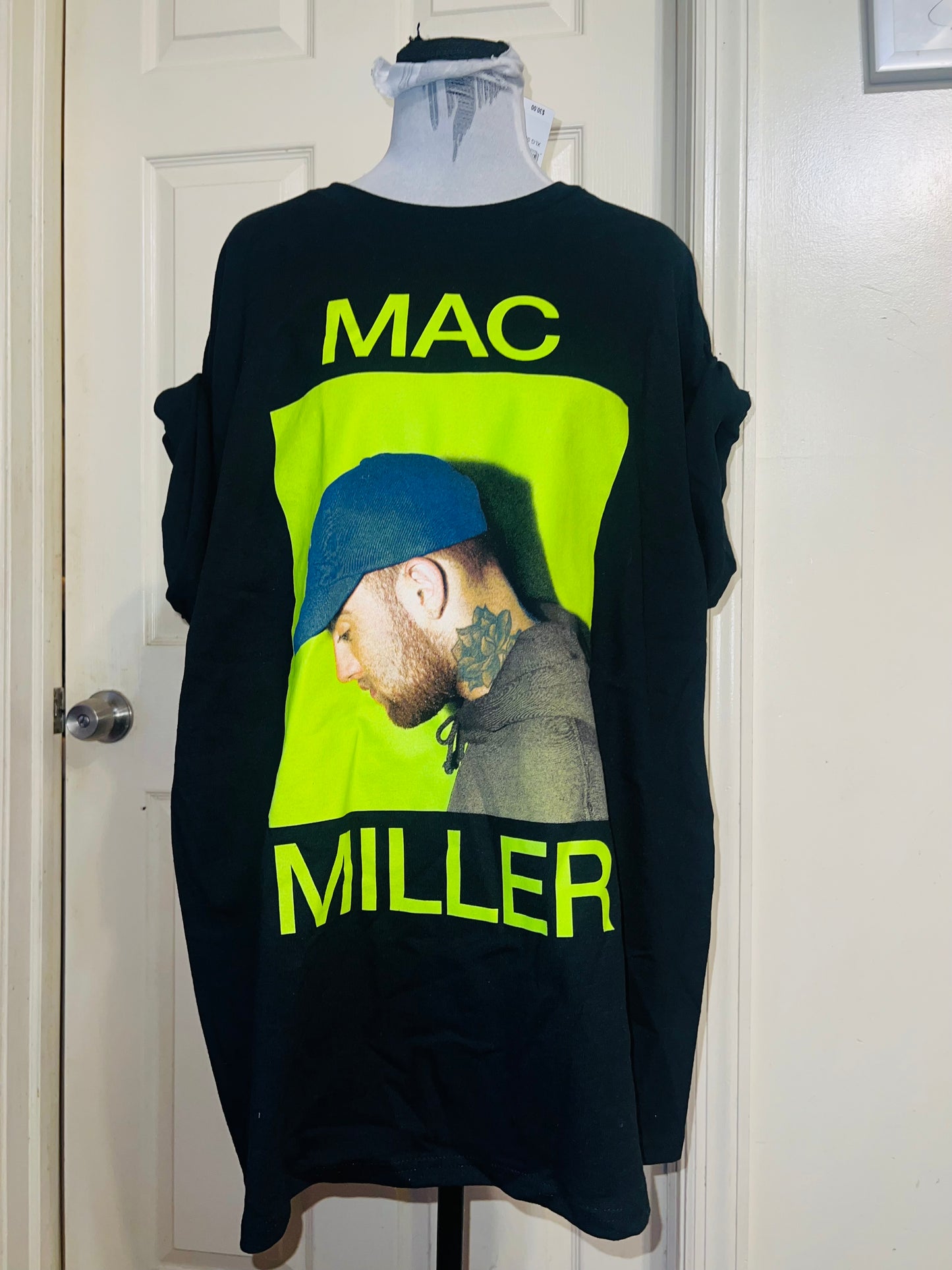 Mac Miller Oversized Distressed Tee