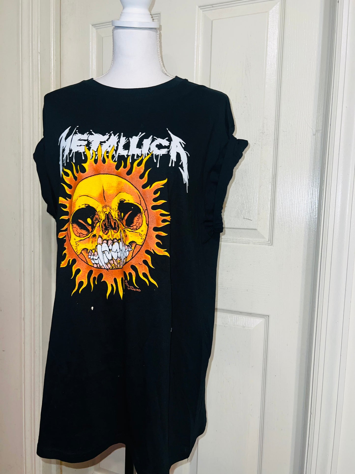 Metallica Oversized Distressed Tee