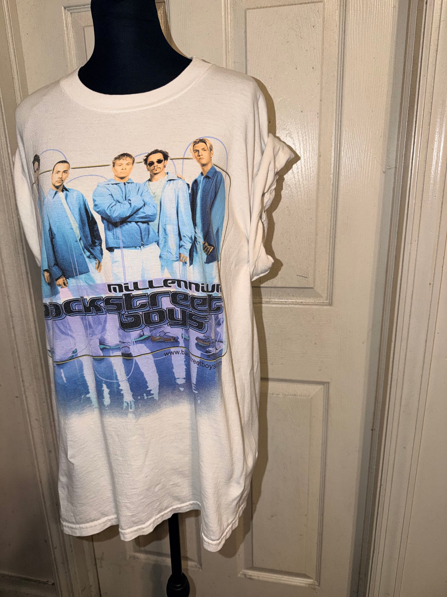 Backstreet Boys Vintage Double Sided Distressed Tee