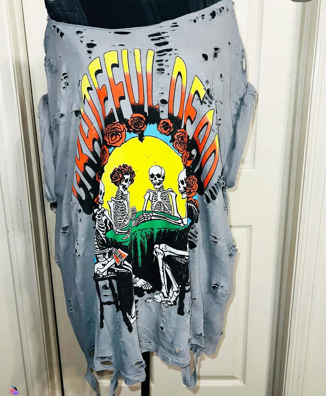 Grateful Dead Oversized Distressed Tee