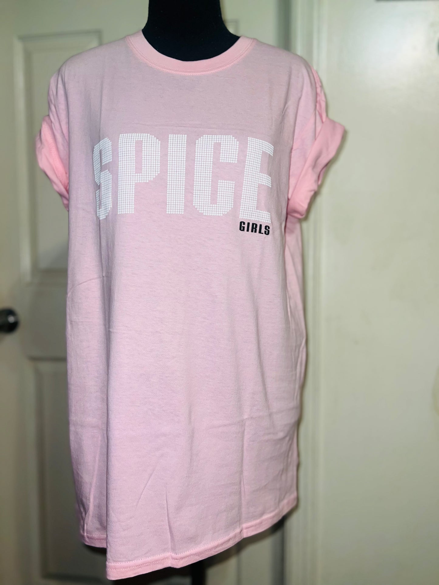 Spice Girls Double Sided Oversized Distressed Tee