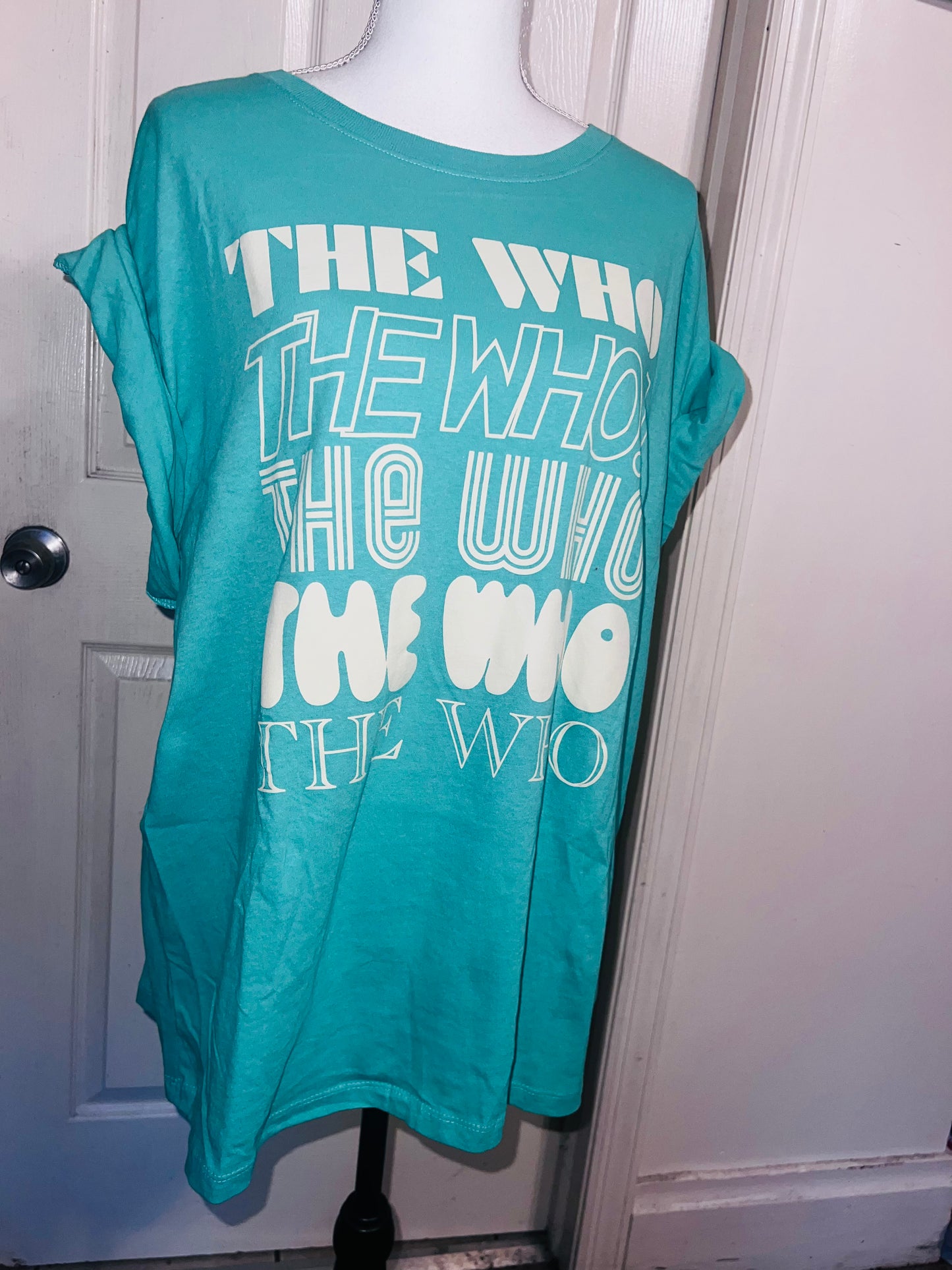 The Who Oversized Distressed Tee