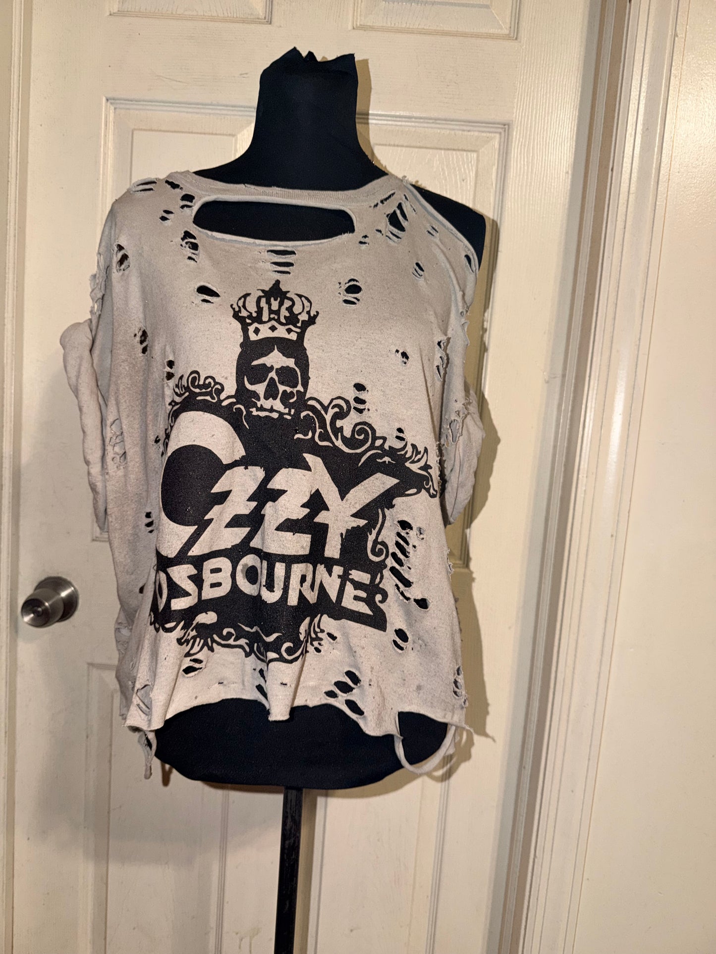 Ozzy Osbourne Oversized Distressed Tee (As Is)