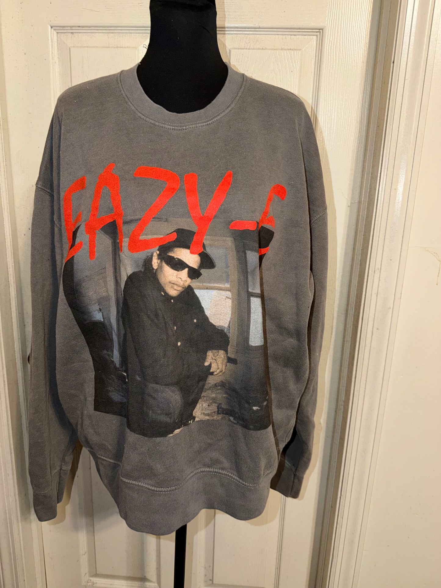 Eazy-E Oversized Distressed Sweatshirt