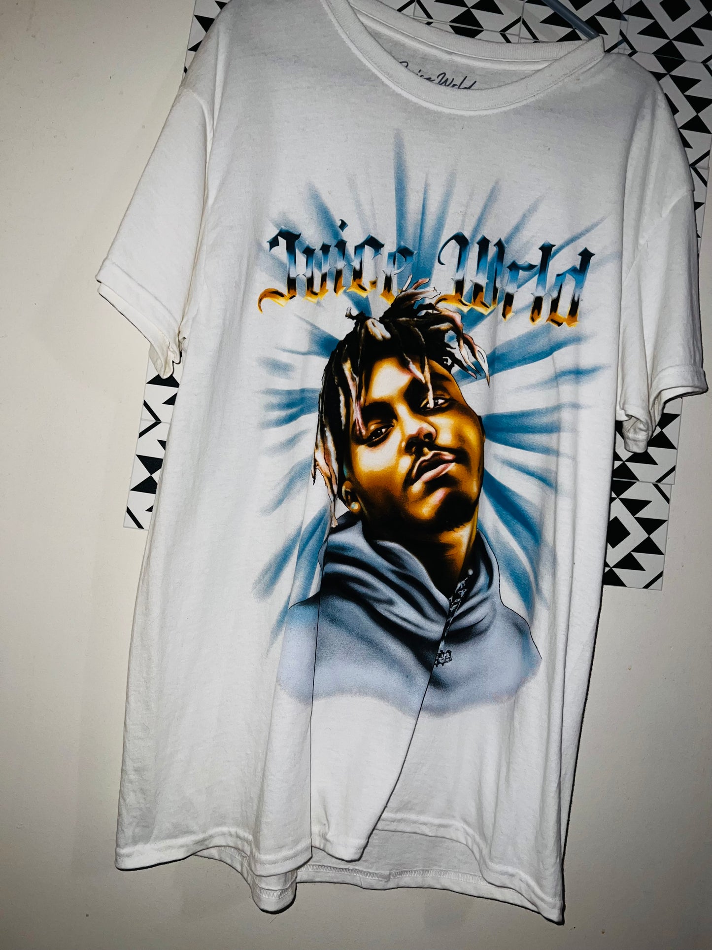 Juice Wrld Oversized Distressed Tee