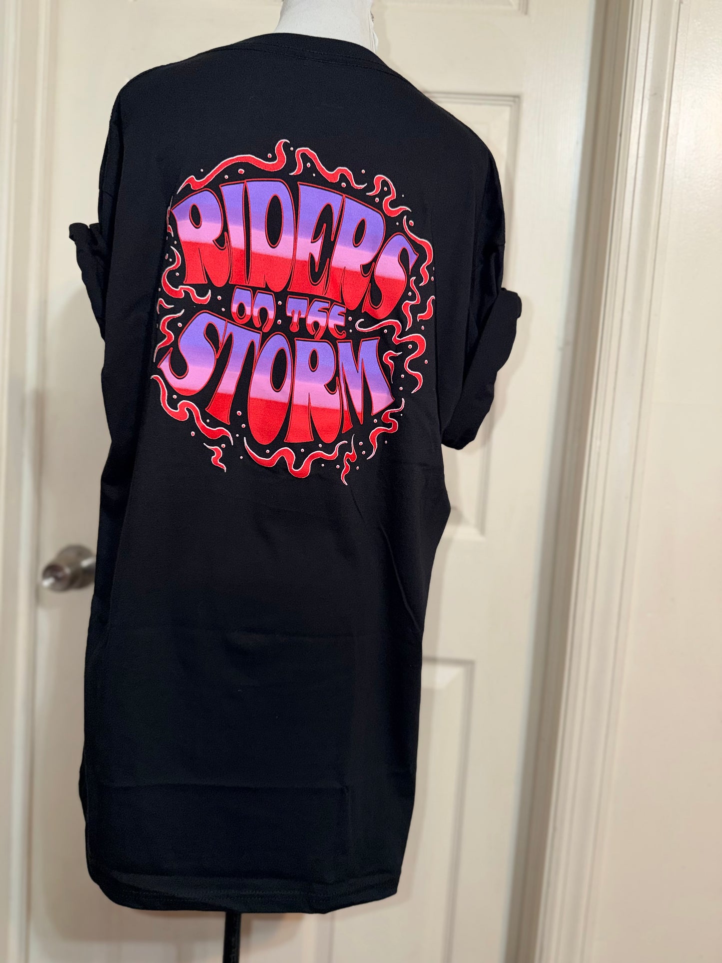 The Doors Double Sided Oversized Distressed Tee