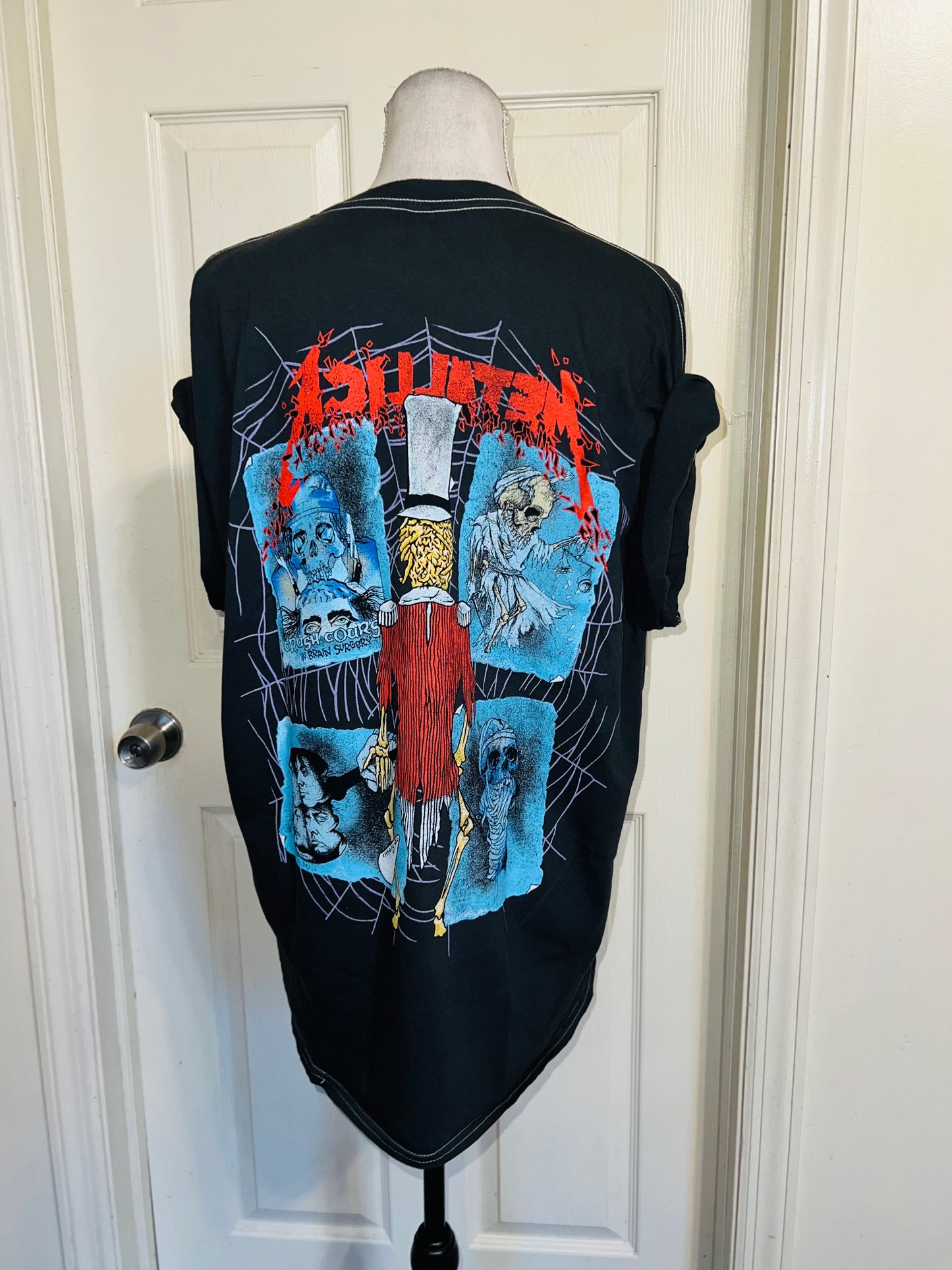 Metallica Double Sided Oversized Distressed Tee
