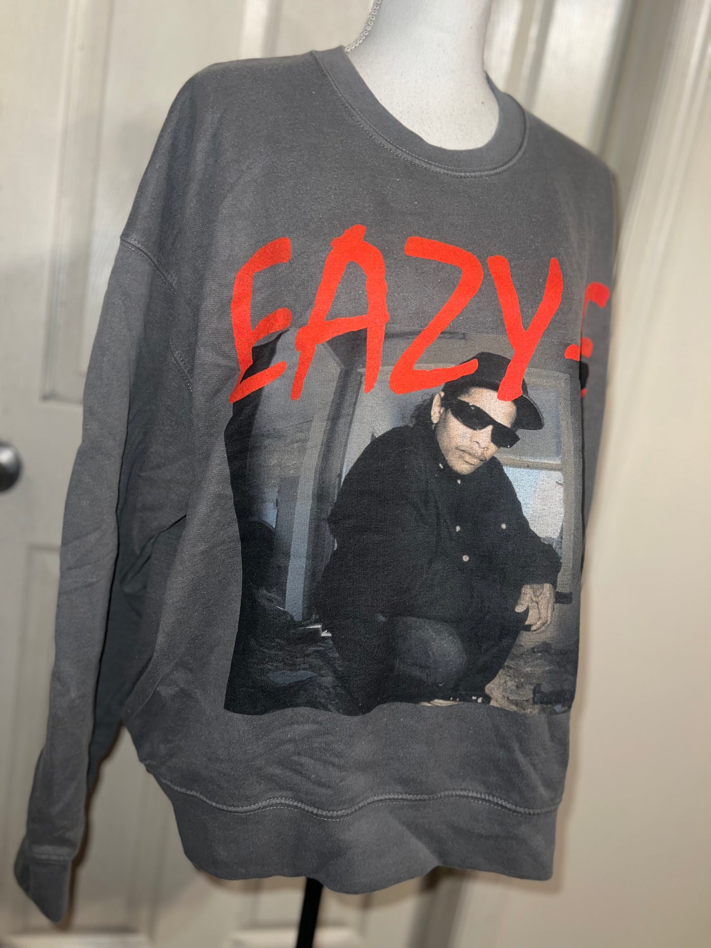 Eazy-E Oversized Distressed Sweatshirt