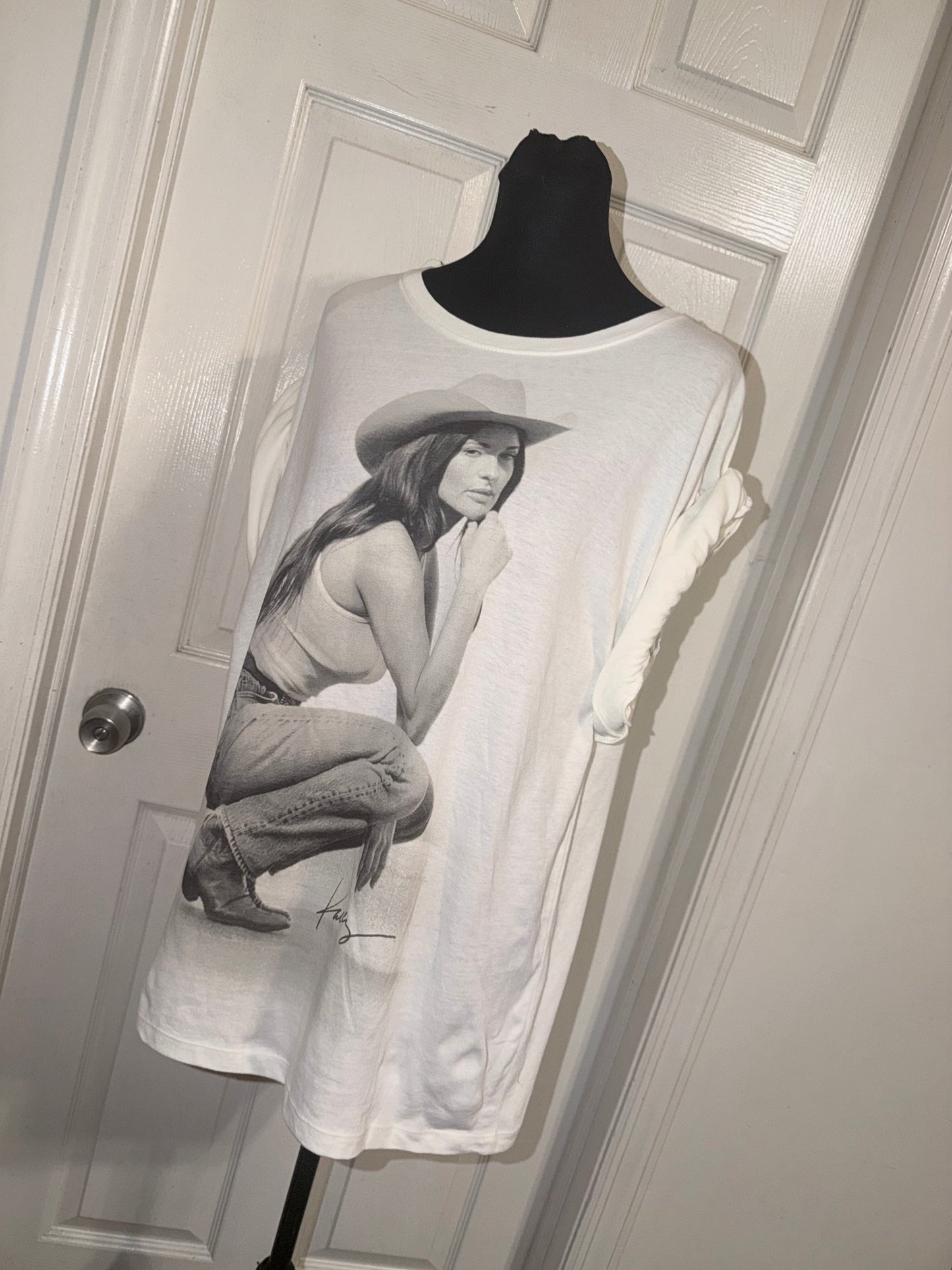 Kasey Musgraves Oversized Distressed Tee