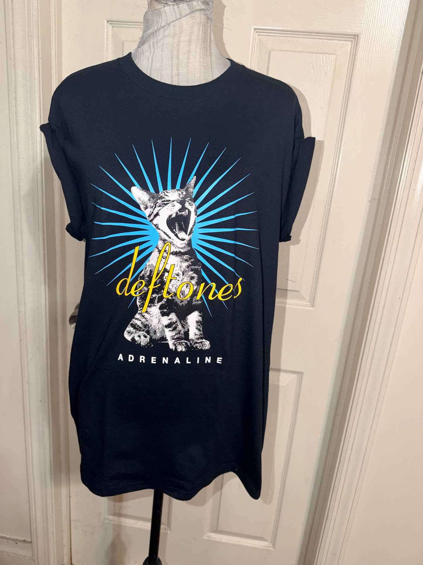 Deftones Oversized Distressed Tee