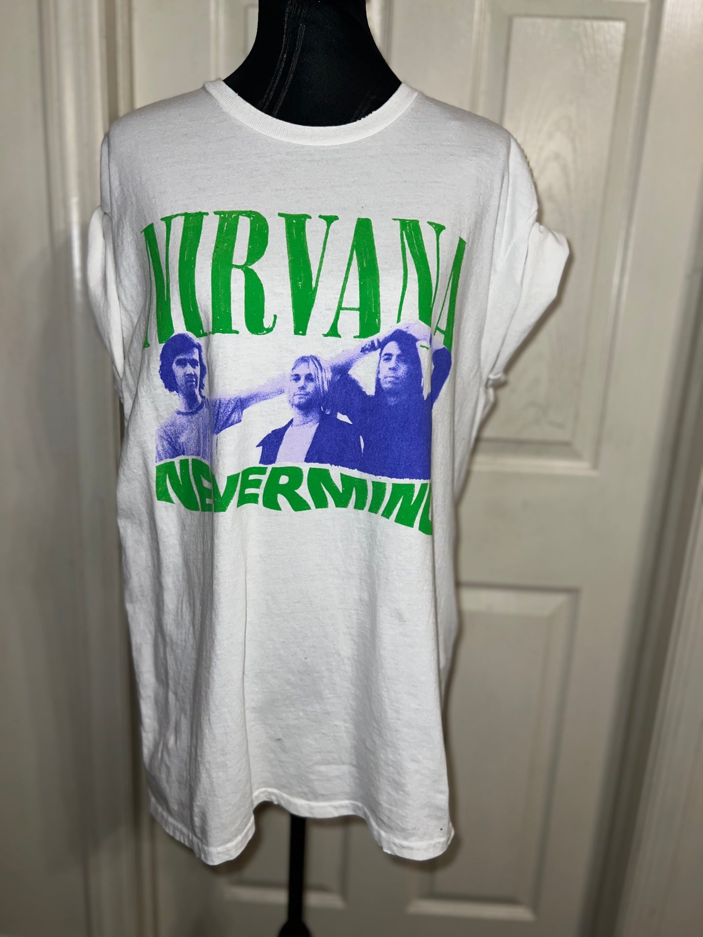 Nirvana “Nevermind” Oversized Distressed Tee