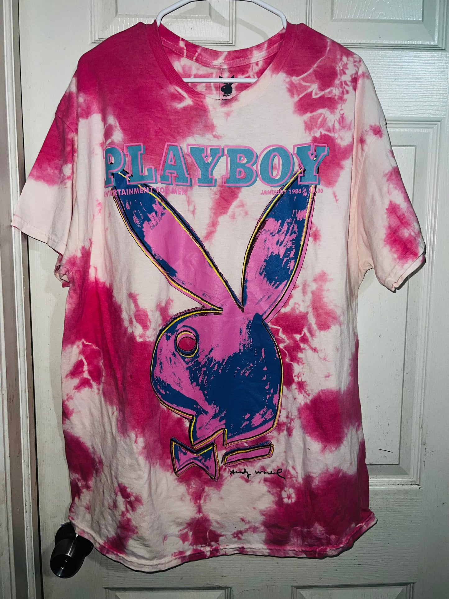 Playboy Andy Warhol Tie Dye Oversized Tee