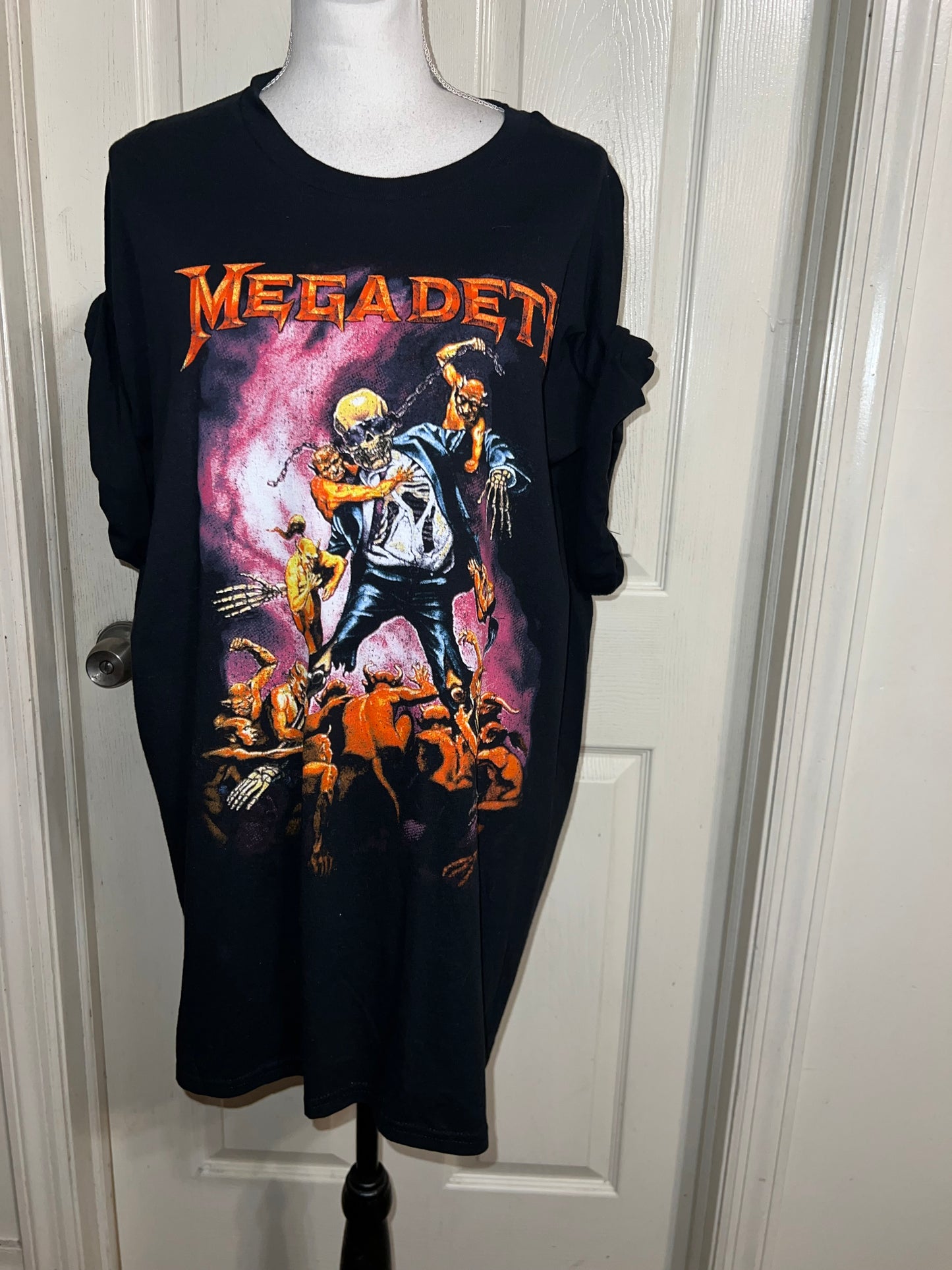 Megadeath Oversized Distressed Tee