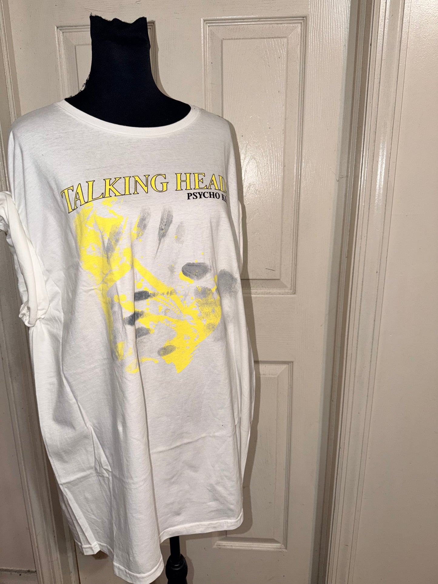 The Talking Heads Oversized Distressed Tee